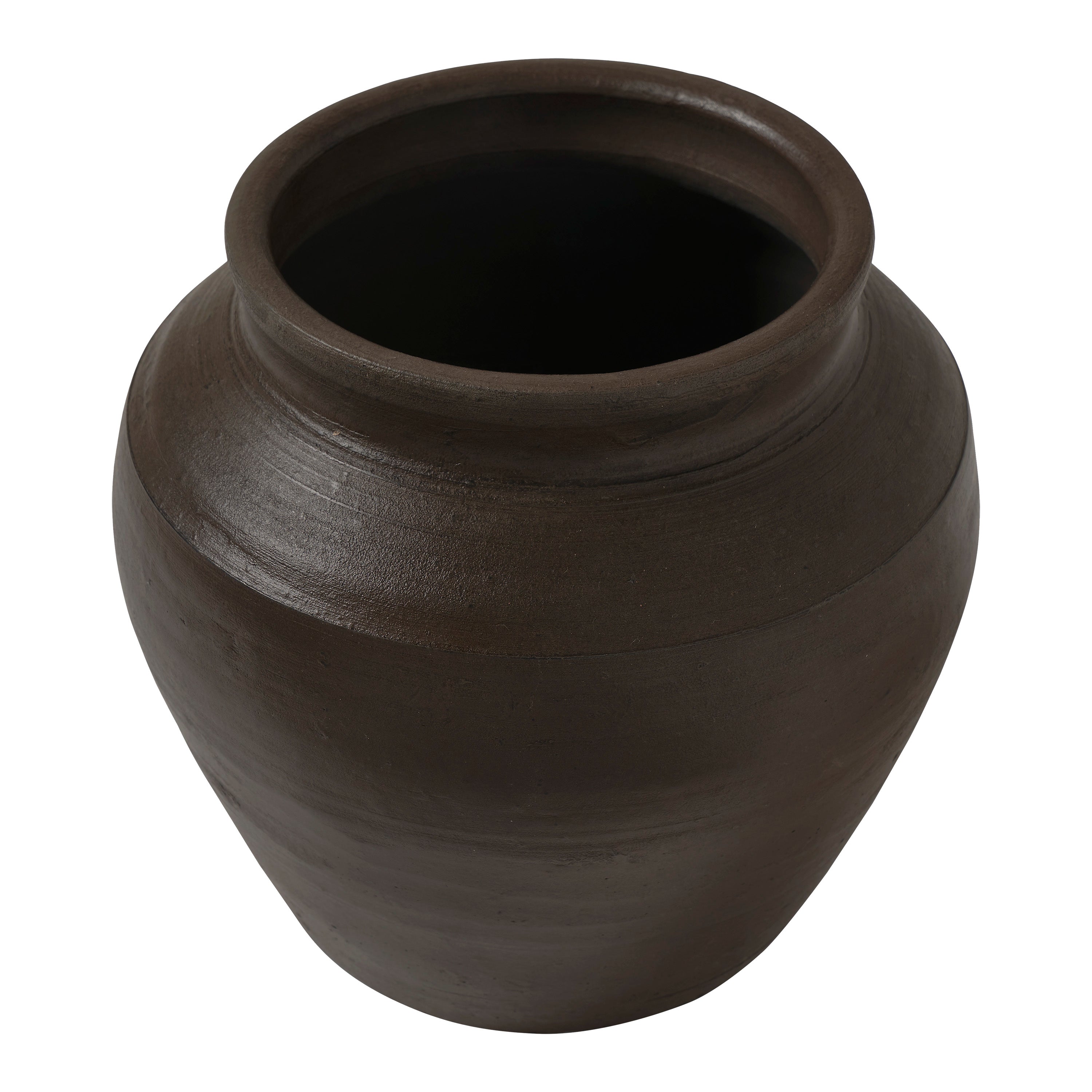 Bondi Indoor Vase, Brown - Angle Image - VAS295