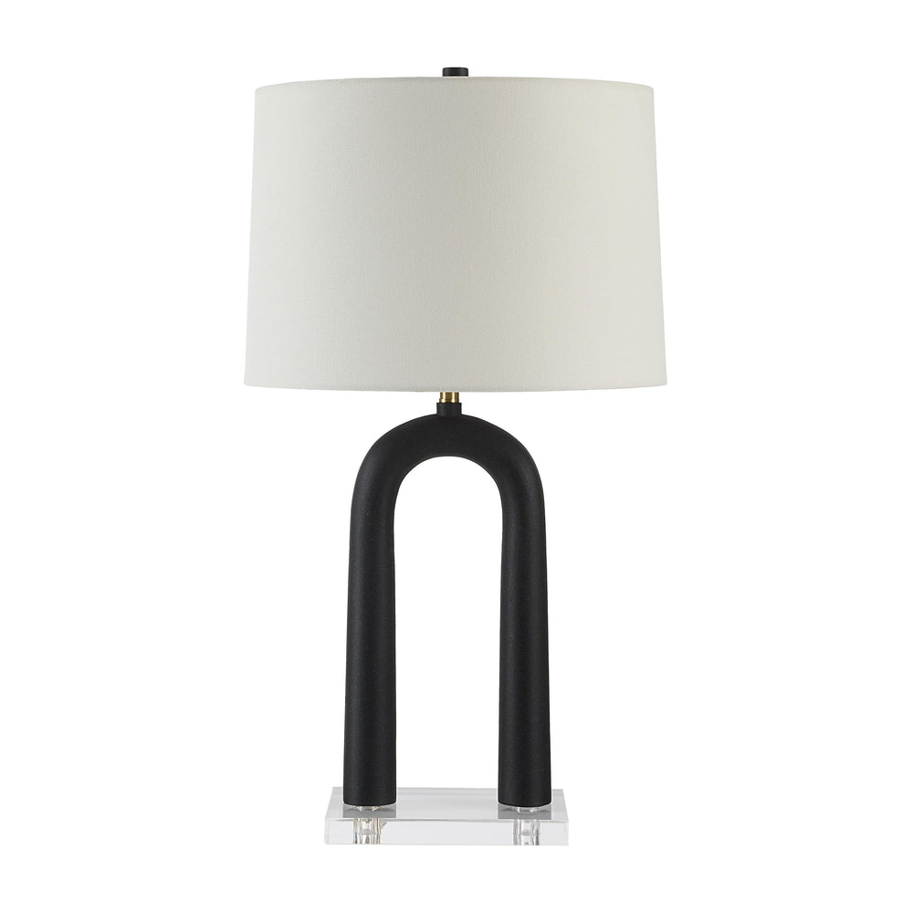 Pisa 28.5" Height Table Lamp, Black - Angle Image - LPT1349