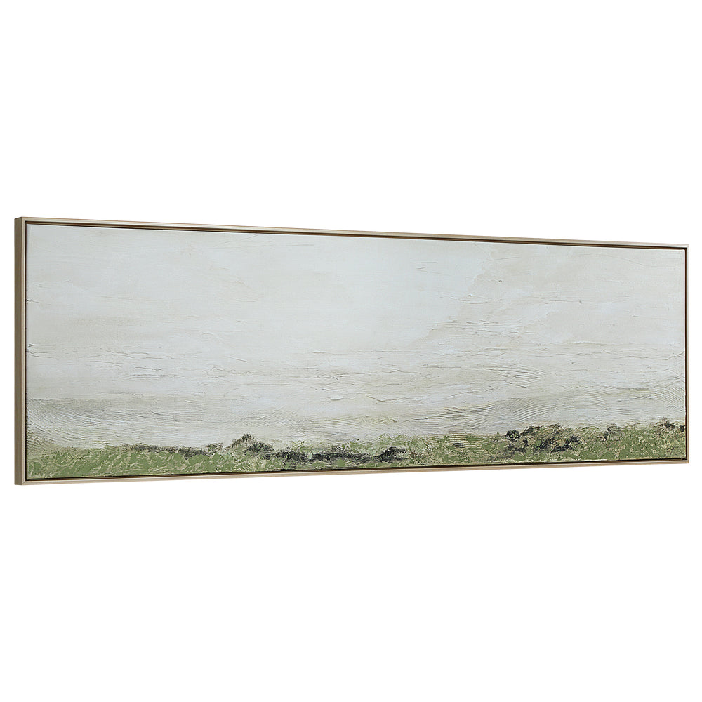 Valle 20" H x 70" W Canvas Art, Green - Angle Image - OL2214