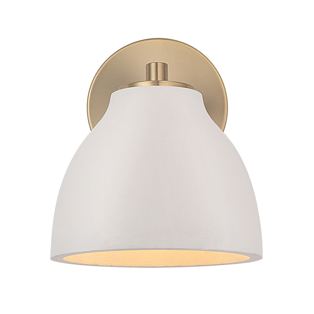 Mazia 8.5" Burnished Brass 1-Light Wall Sconce - Additional Image 2 - WS138