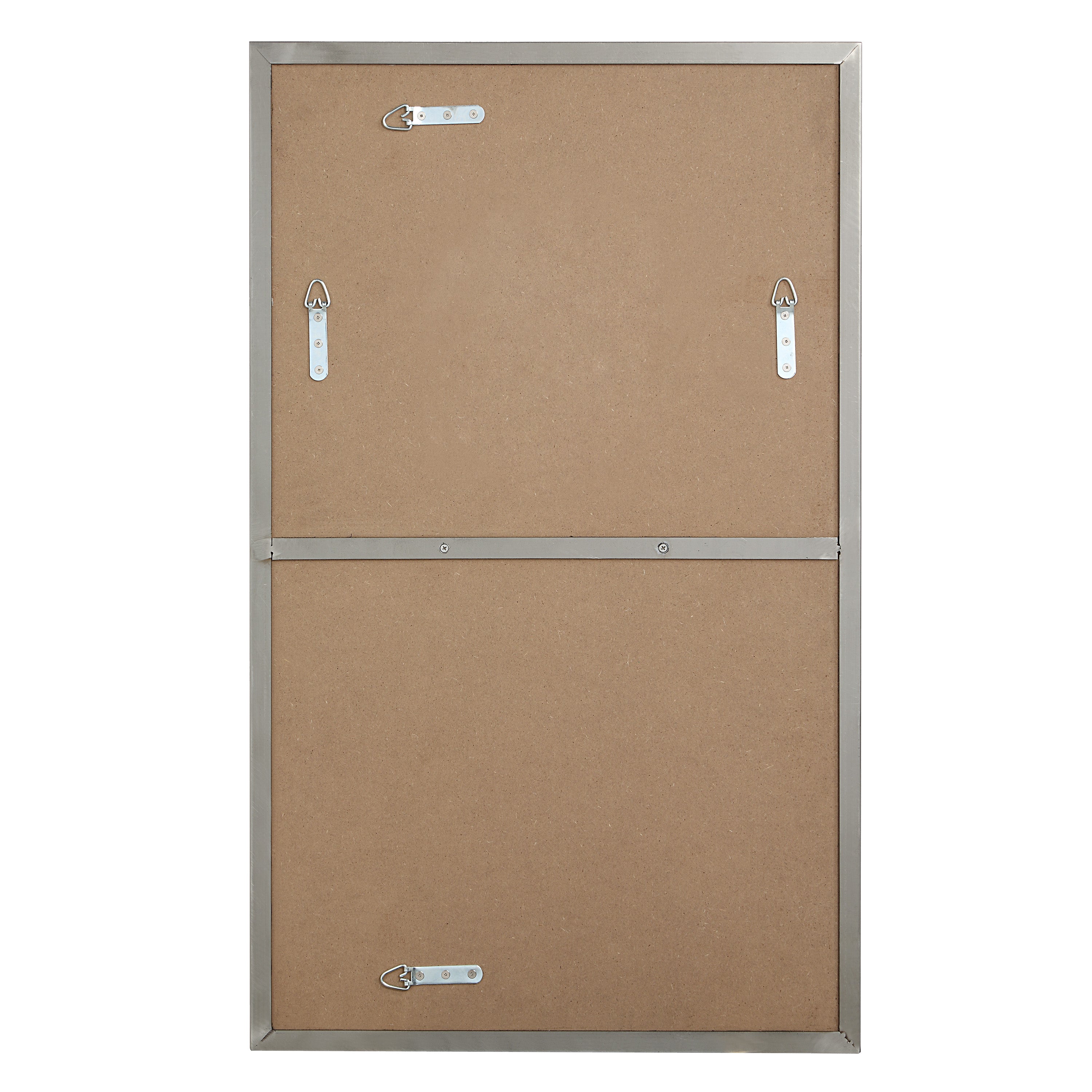 Spili 36" H x 22" W Wall Mirror, Grey - Backing Image - MT2700