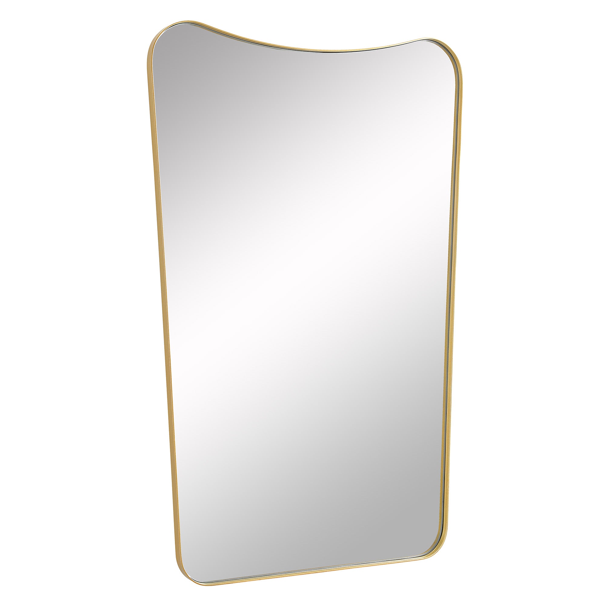Artesia 45" Tall Rectangle Wall Mirror, Yellow - Angle Image - MT2516