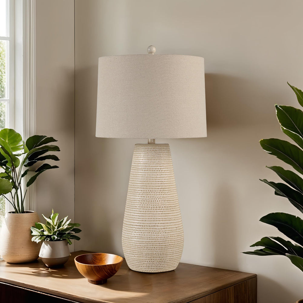 Lanikai 31.5" Height Table Lamp, Cream - Lifestyle Image - LPT1329
