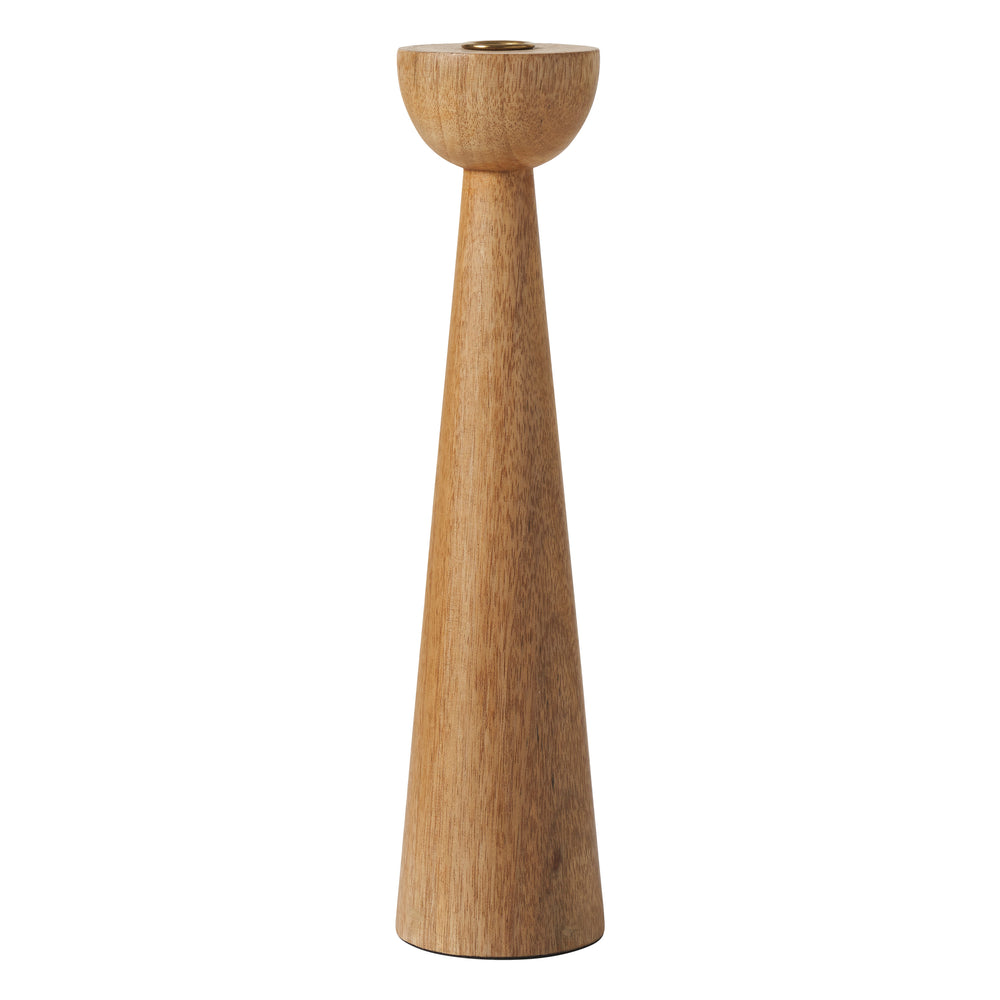 Laurier Candle Holder, Light Brown - Additional Images - CAN186
