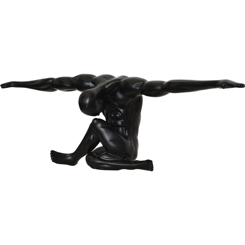 Mortal Indoor Aluminum Statue, Matte Black - Main Image - STA727