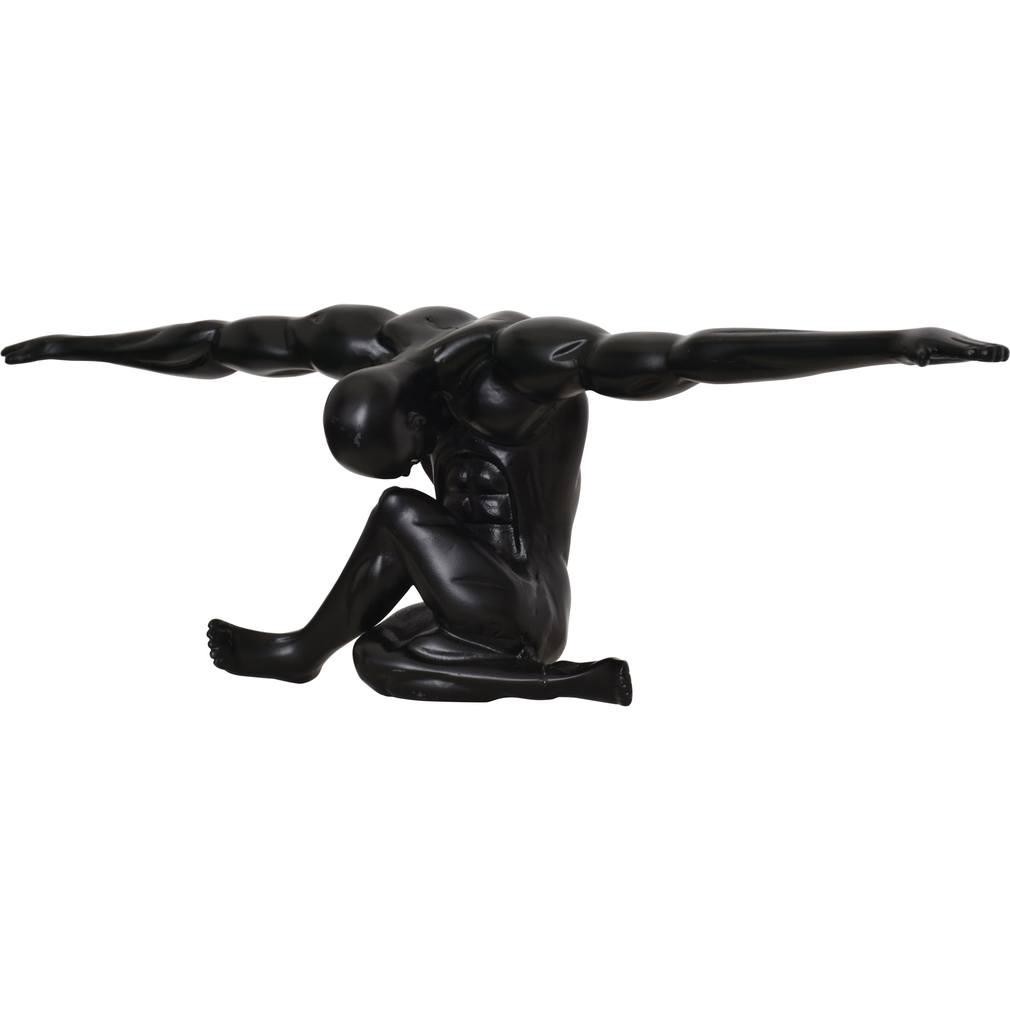 Mortal Indoor Aluminum Statue, Matte Black - Main Image - STA727