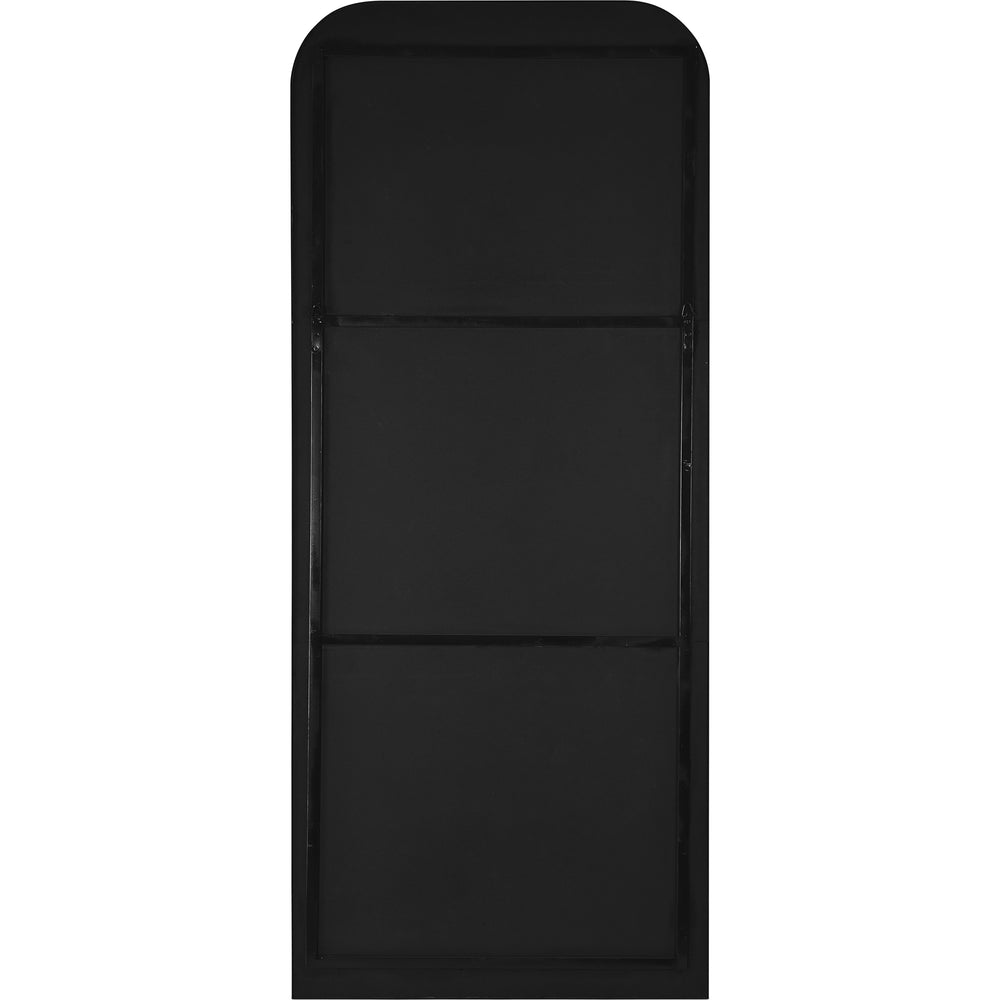Mandret 72" Tall Irregular Full Length Mirror, Black - Backing Image - MT2381