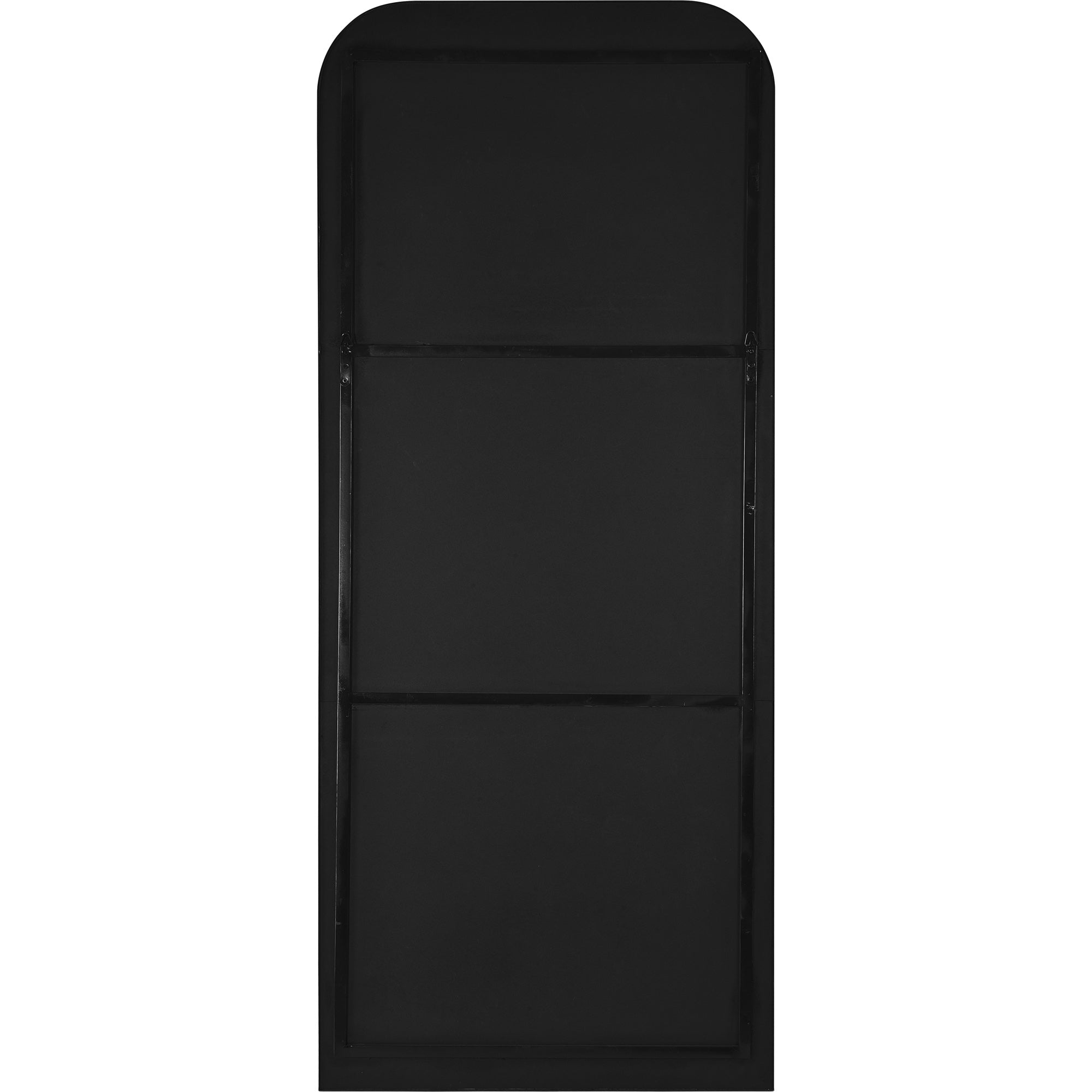 Mandret 72" Tall Irregular Full Length Mirror, Black - Backing Image - MT2381