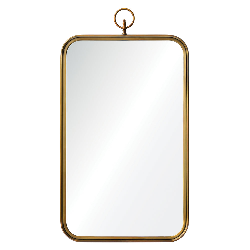 Coburg 39.5" Tall Rectangle Wall Mirror, Yellow - Main Image - MT1508