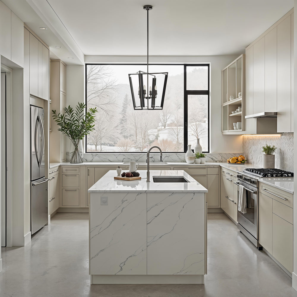 Toussaint 82.25" Height Ceiling Fixture, Clear - Lifestyle Image - LPC4499