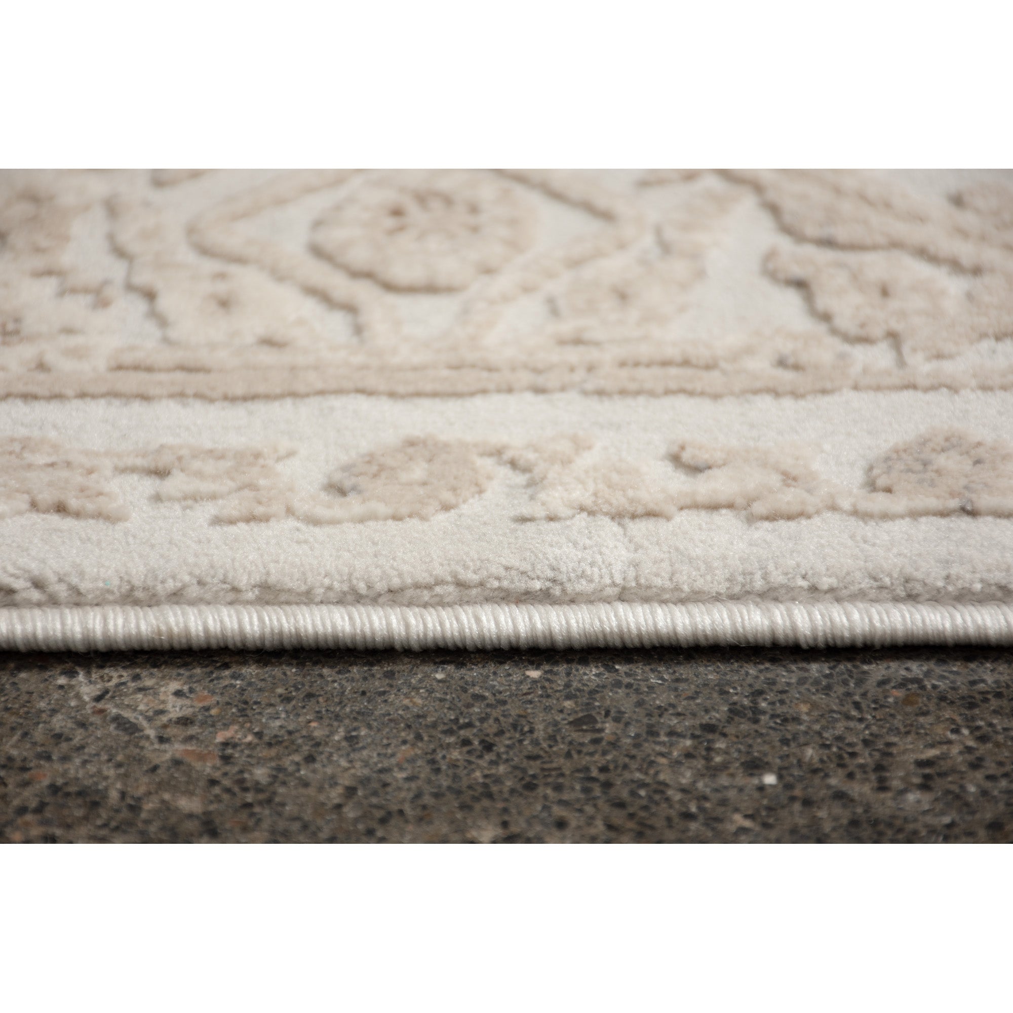 Ariella 7'10 x 10'2 Power loomed Indoor Rug, Cream - Detail Image - RARI-10187-810