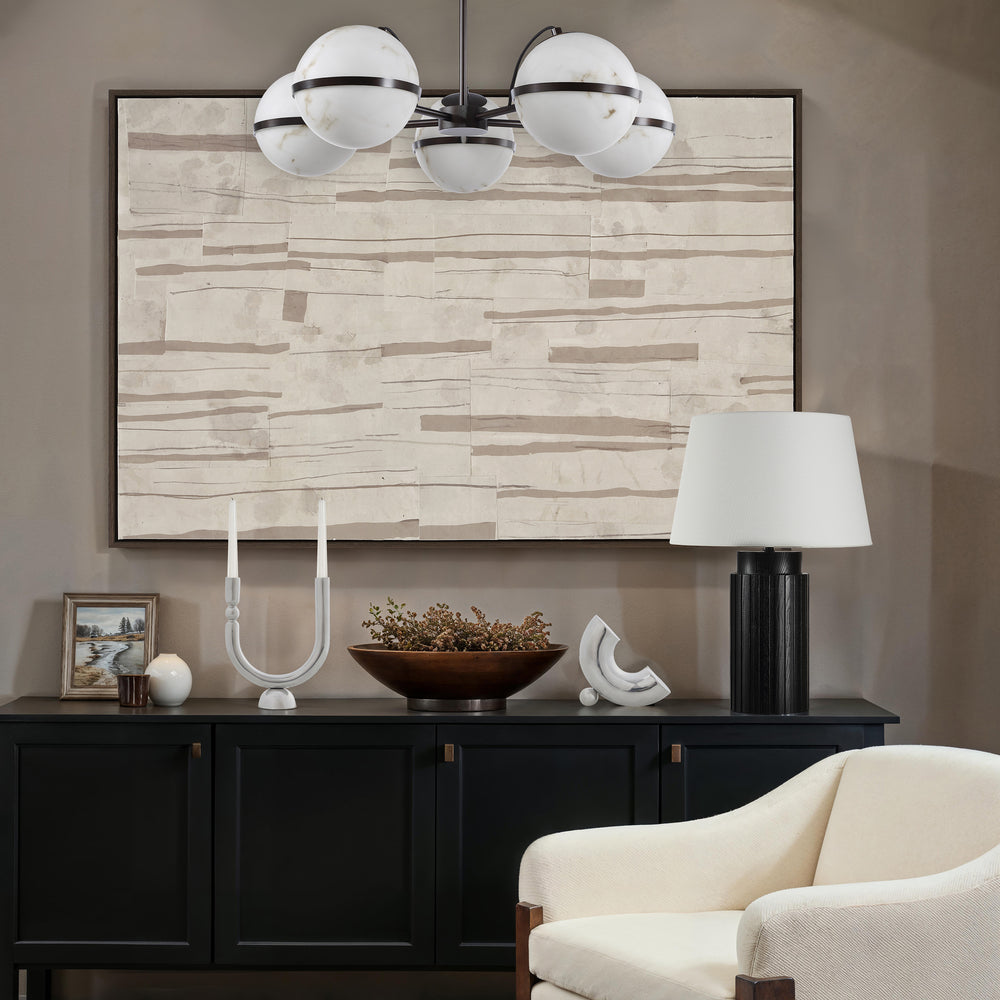 Sediment 40" H x 60" W Canvas Art - White Label Lifestyle Image - OL2248