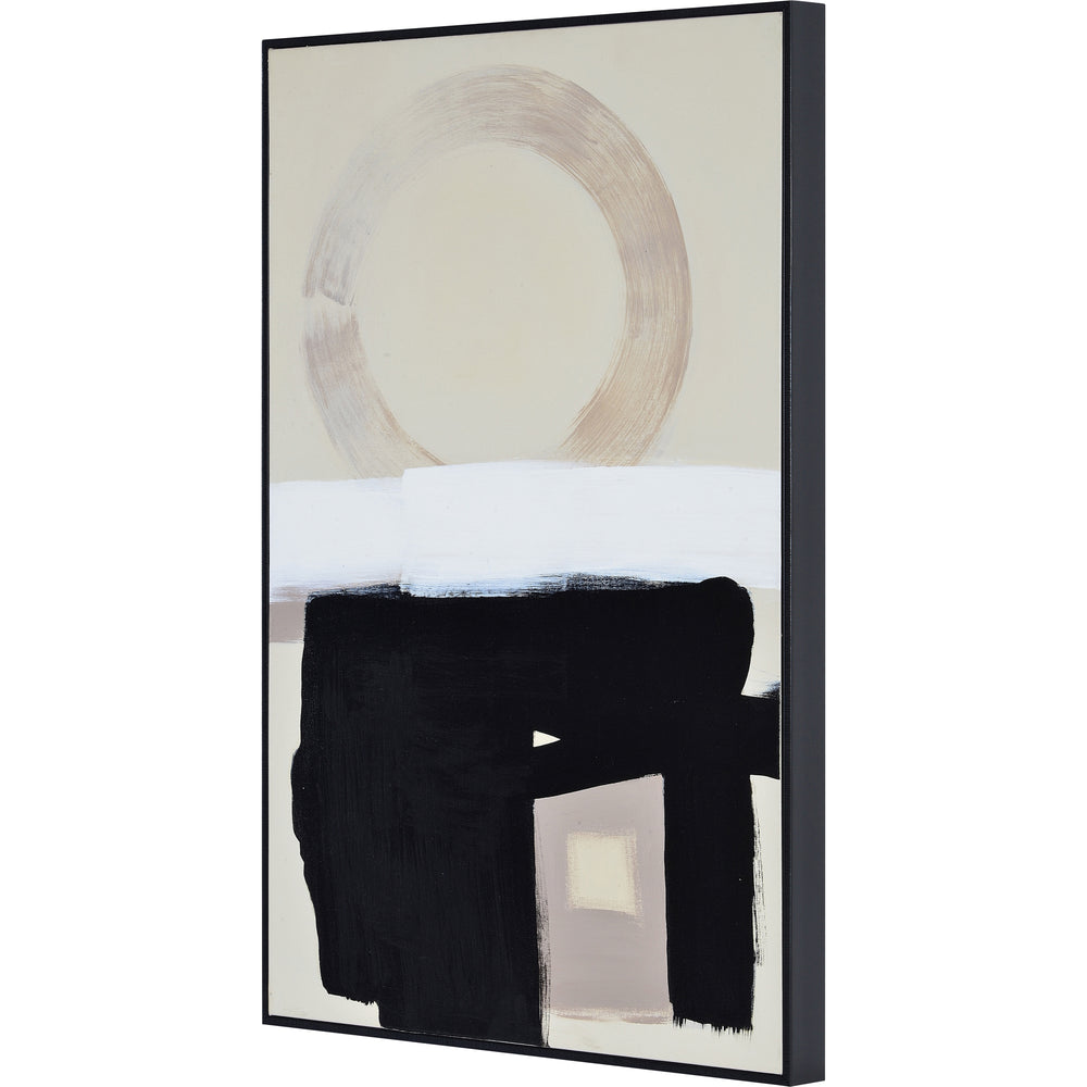 Telesto 24" Wide Canvas Art, Black - Angle Image - OL2046