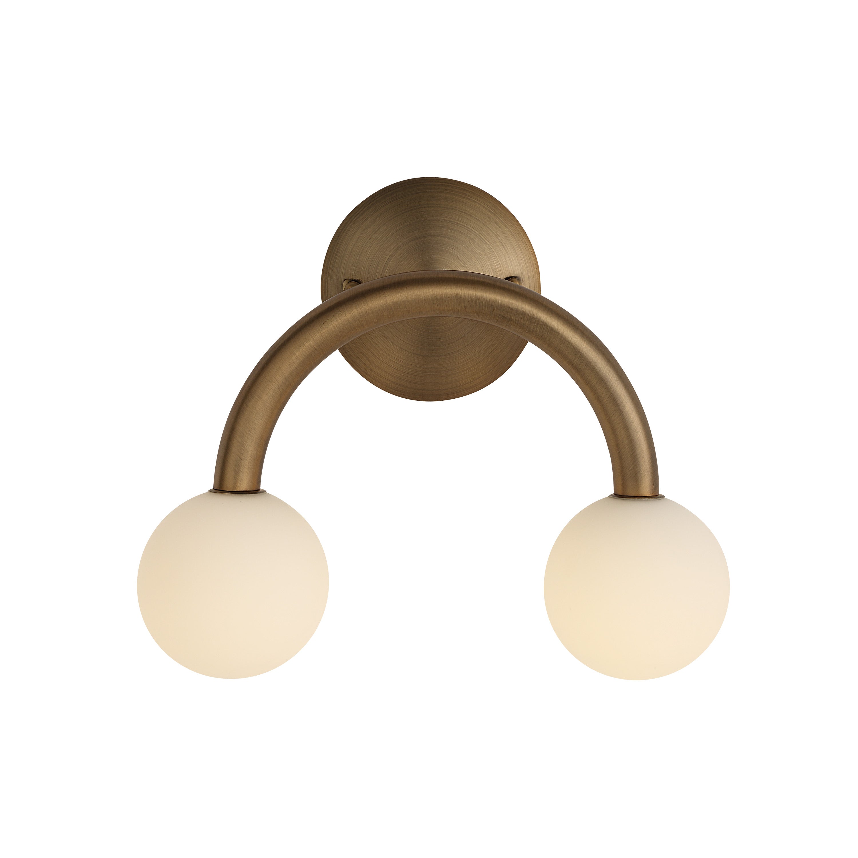 Santi 10.5" Height Wall Sconces, Dark Brushed Brass - Additional Image 2 - WS172