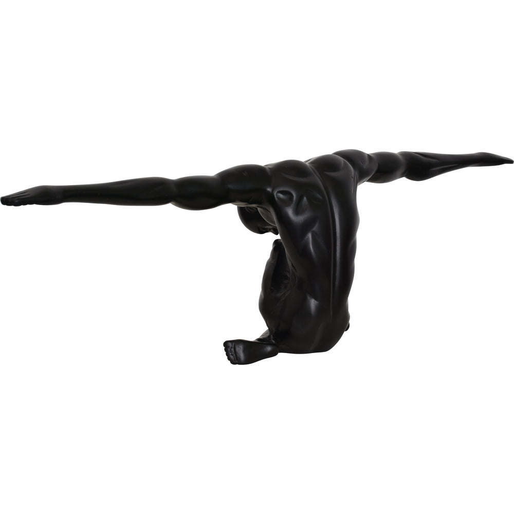 Mortal Indoor Aluminum Statue, Matte Black - Additional Image 2 - STA727