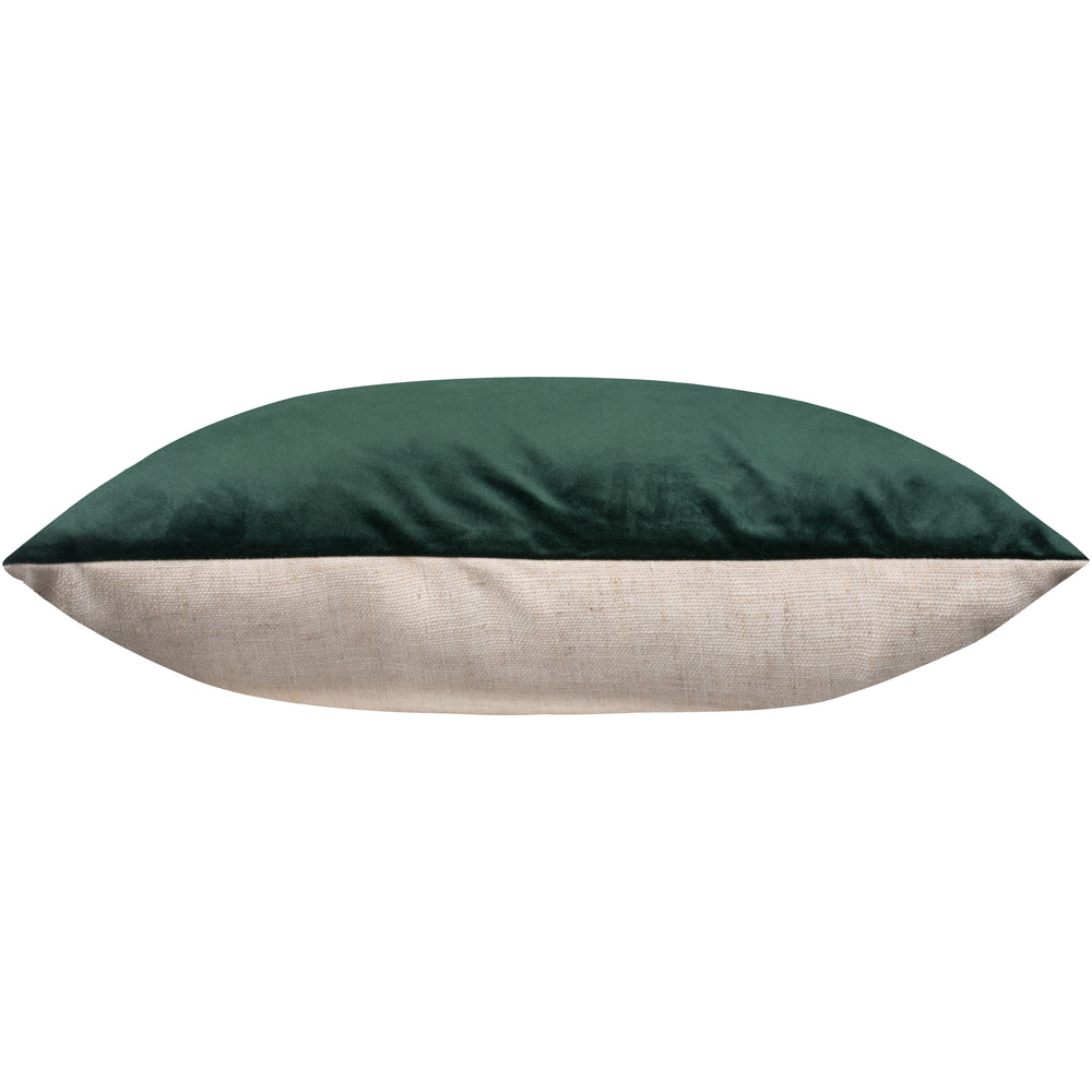 Olive 20 X 20 Indoor Pillow, Hunter Green - Angle Image - PWFL1022