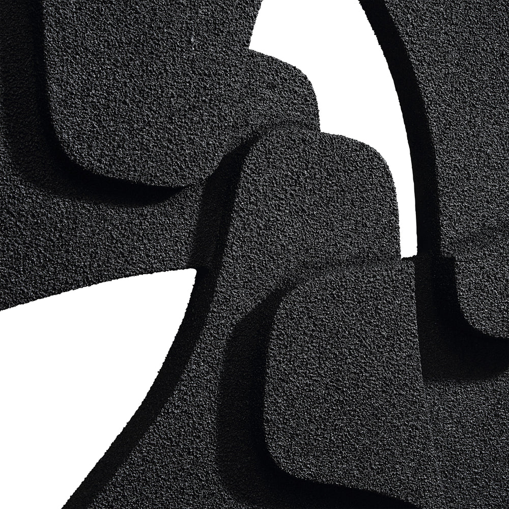 Scorpio 65" Wide Wall Decor, Texture Matte Black - Additional Images - W6770
