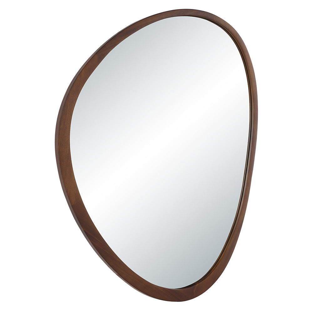 Borago 46" H x 36" W Wall Mirror, Brown - Angle Image - MT2741
