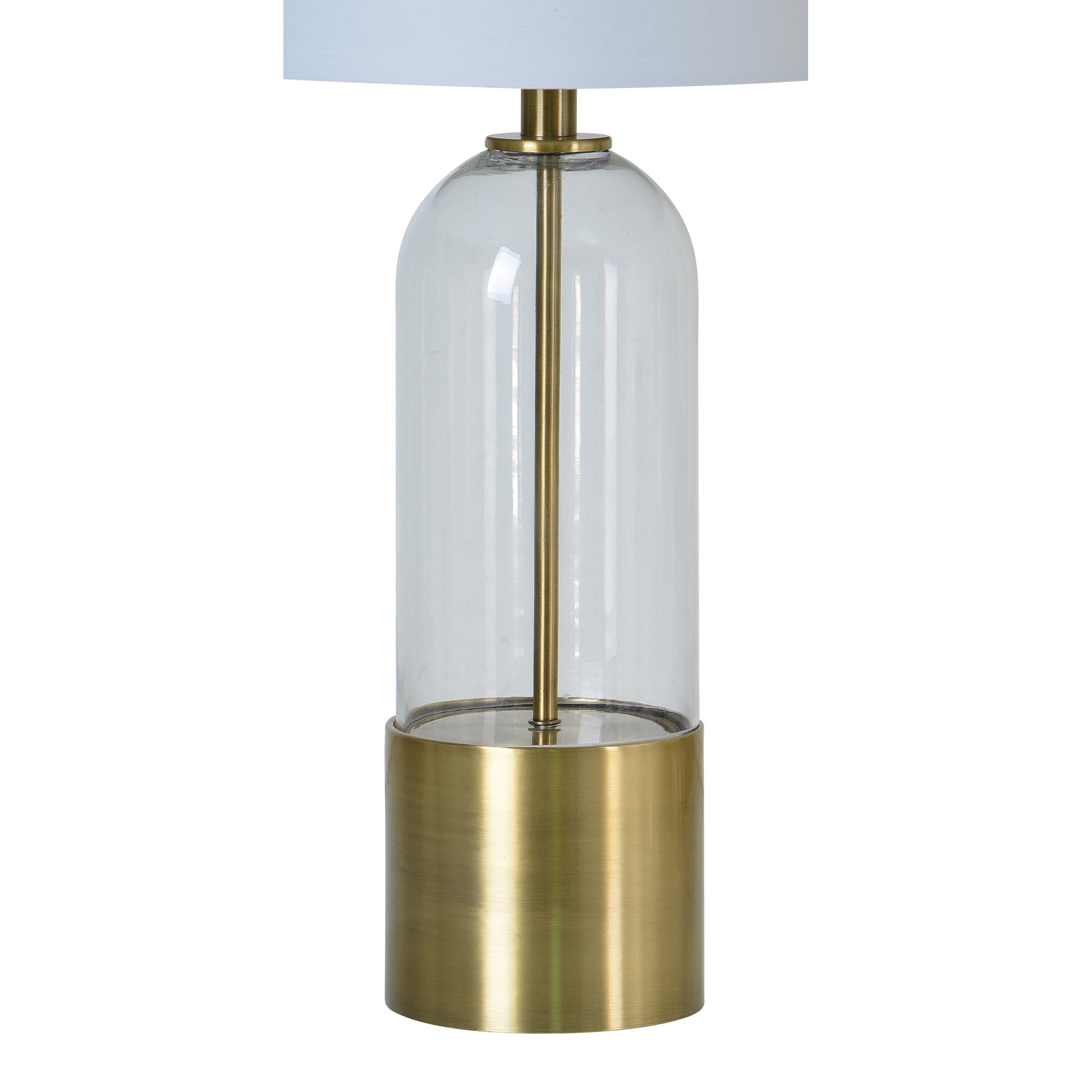 Theodore 27.5" Length Table Lamp, Antique Brass - Detail Image - LPT1189-SET2