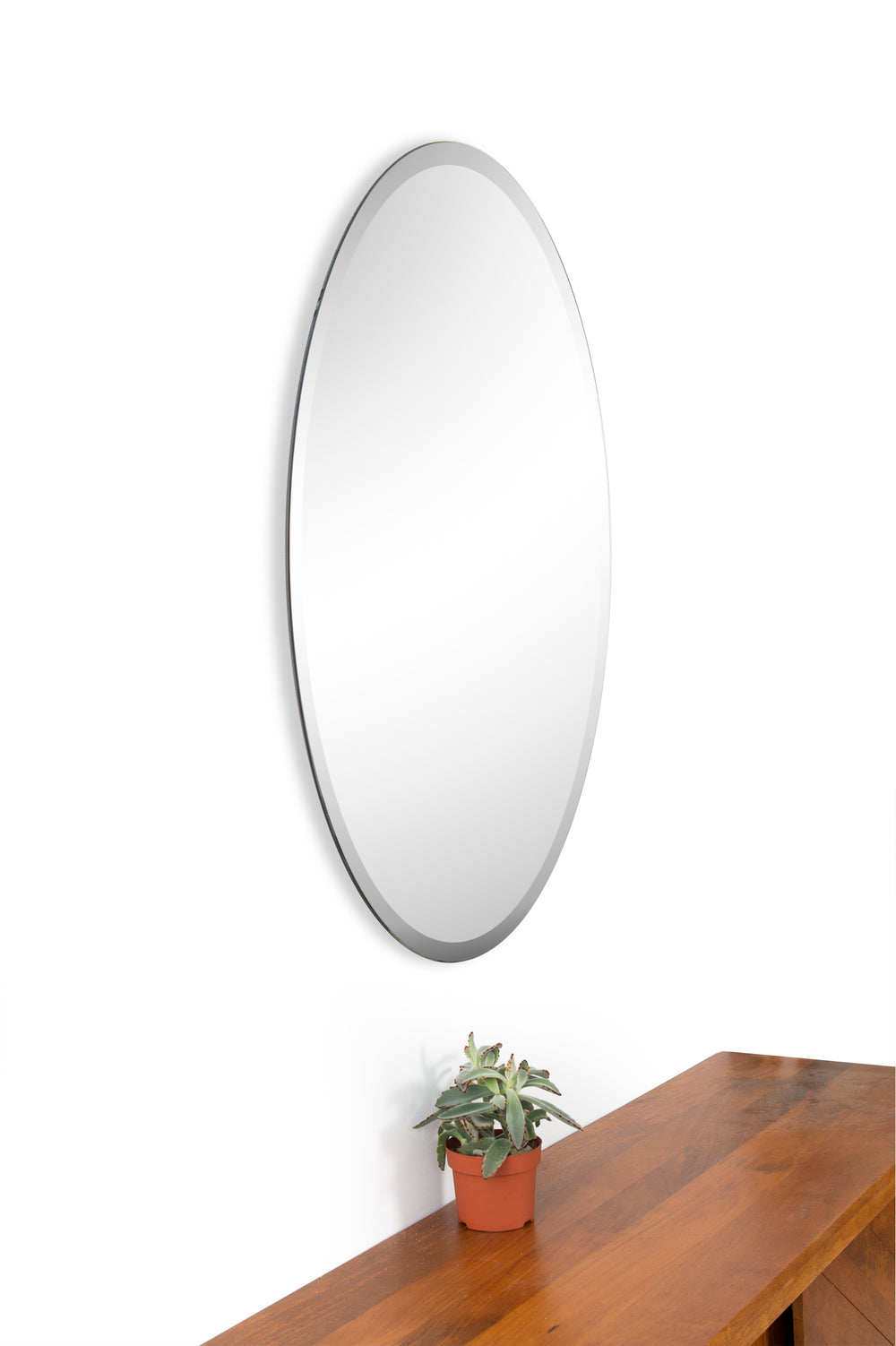 Yen 24" Tall Oval Wall Mirror - Lifestyle Image - MT638