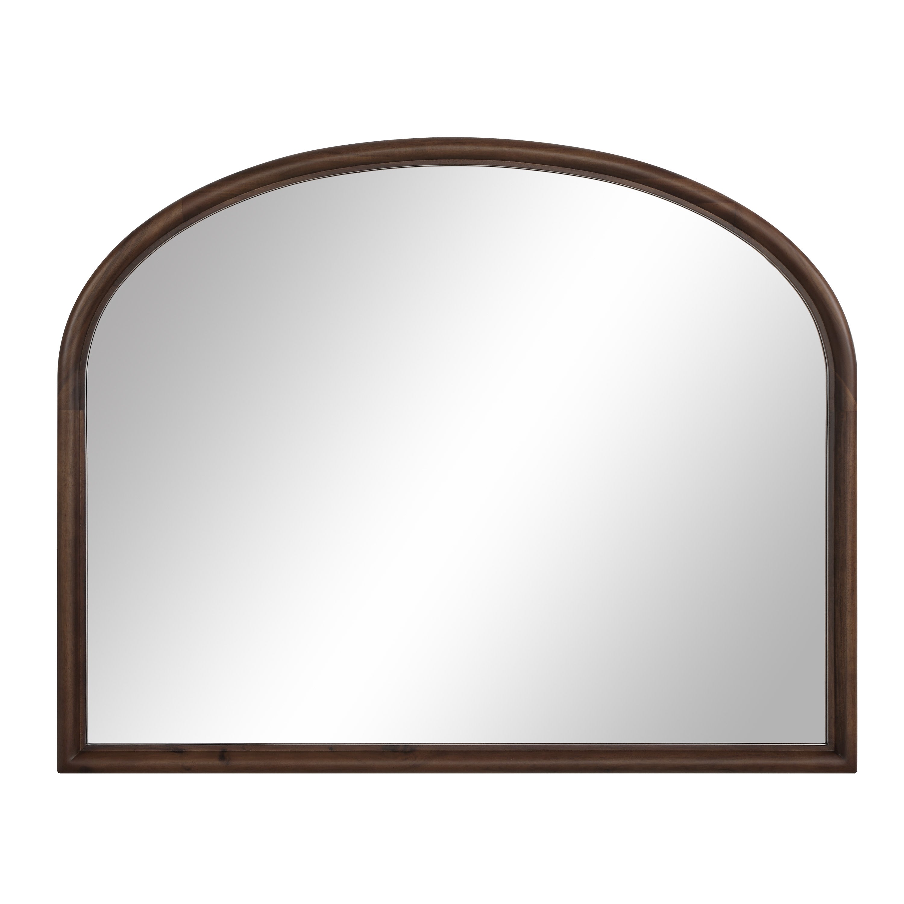 Kindra 40" H x 50" W Wall Mirror, Brown - Main Image - MT2711