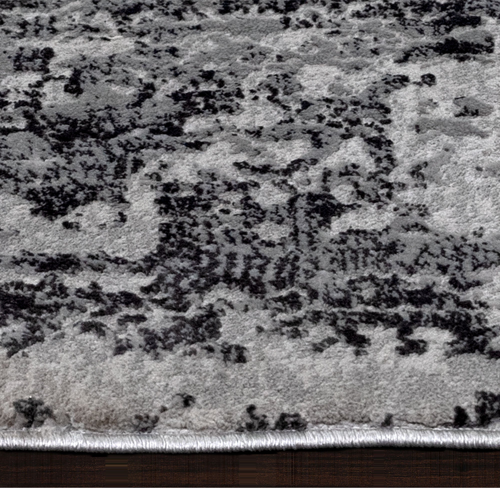 Ariella 7'10 X 10’2 Power loomed Indoor Rug, Grey - Additional Image 1 - RARI-15489-810