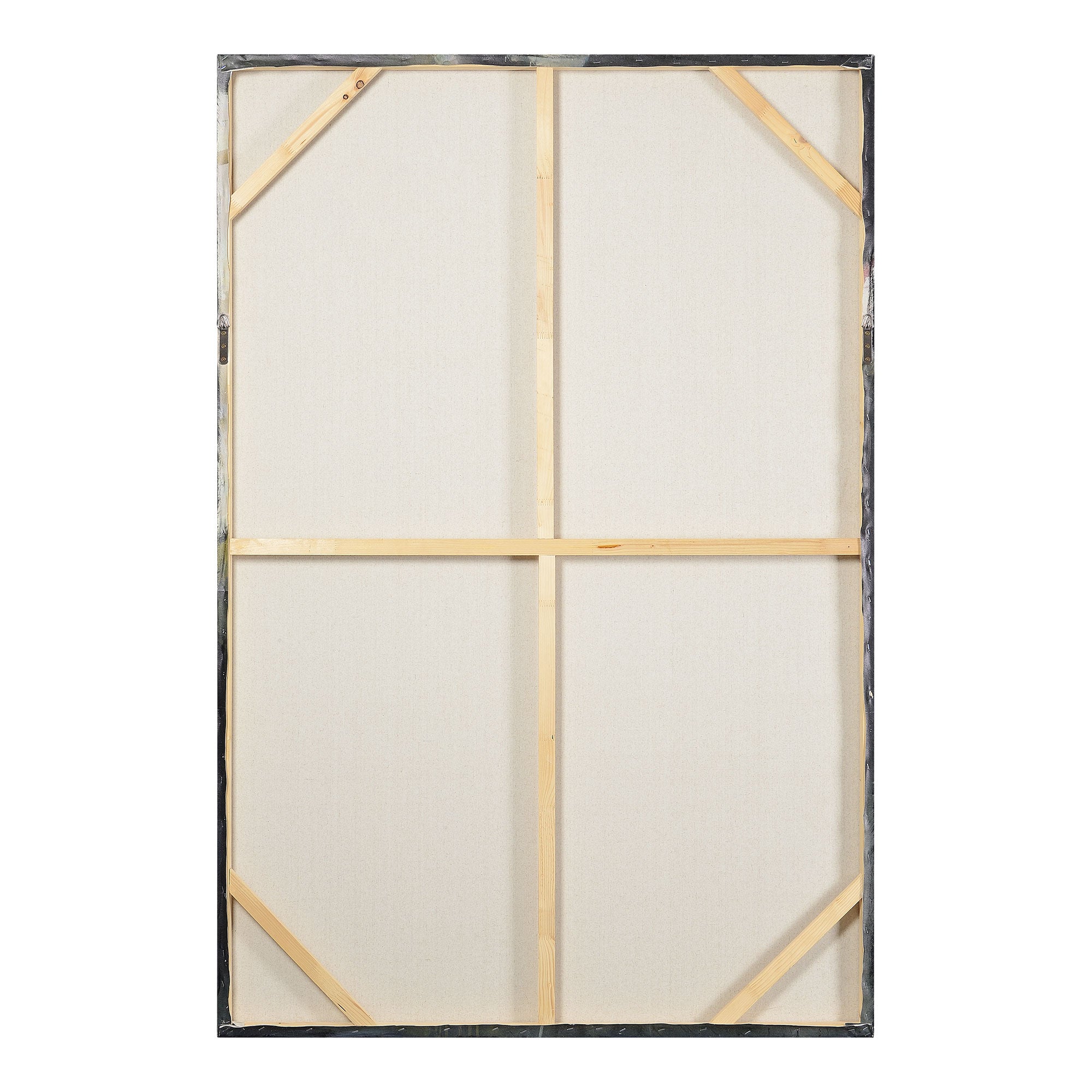 Gables 48" Wide Canvas Art, Off-white - Backing Image - OL2061
