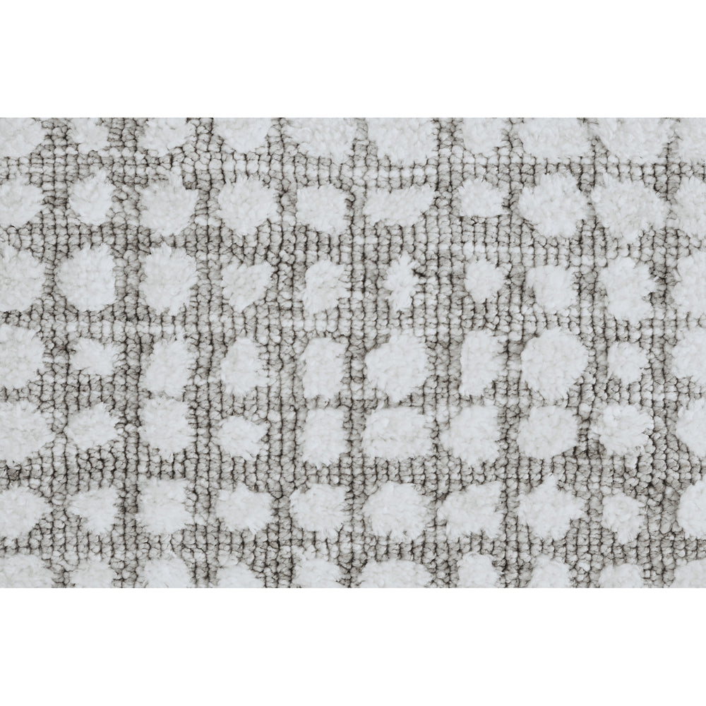 Hazel 8x 10 Power loomed Indoor Rug, Taupe - Detail Image - RHAZ-10262-810