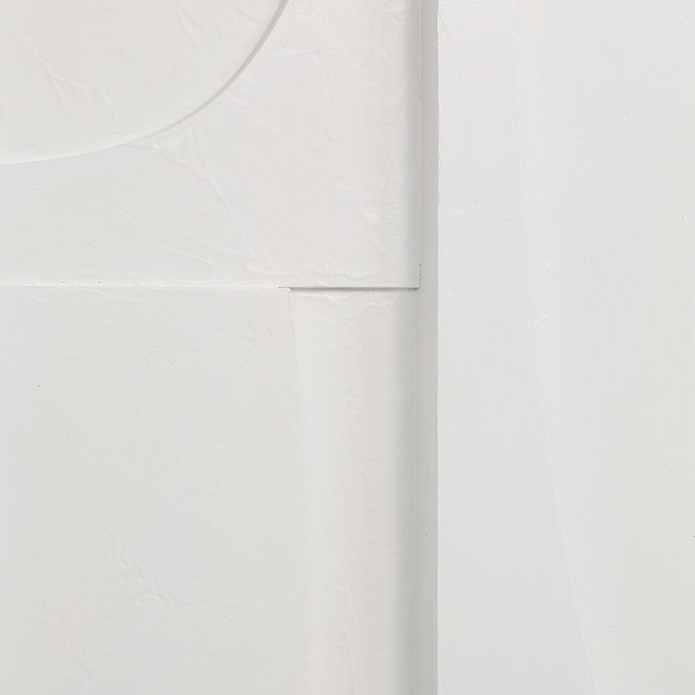 Marsh 18" Wide Wall Decor, Matte White - Additional Image 3 - W6756