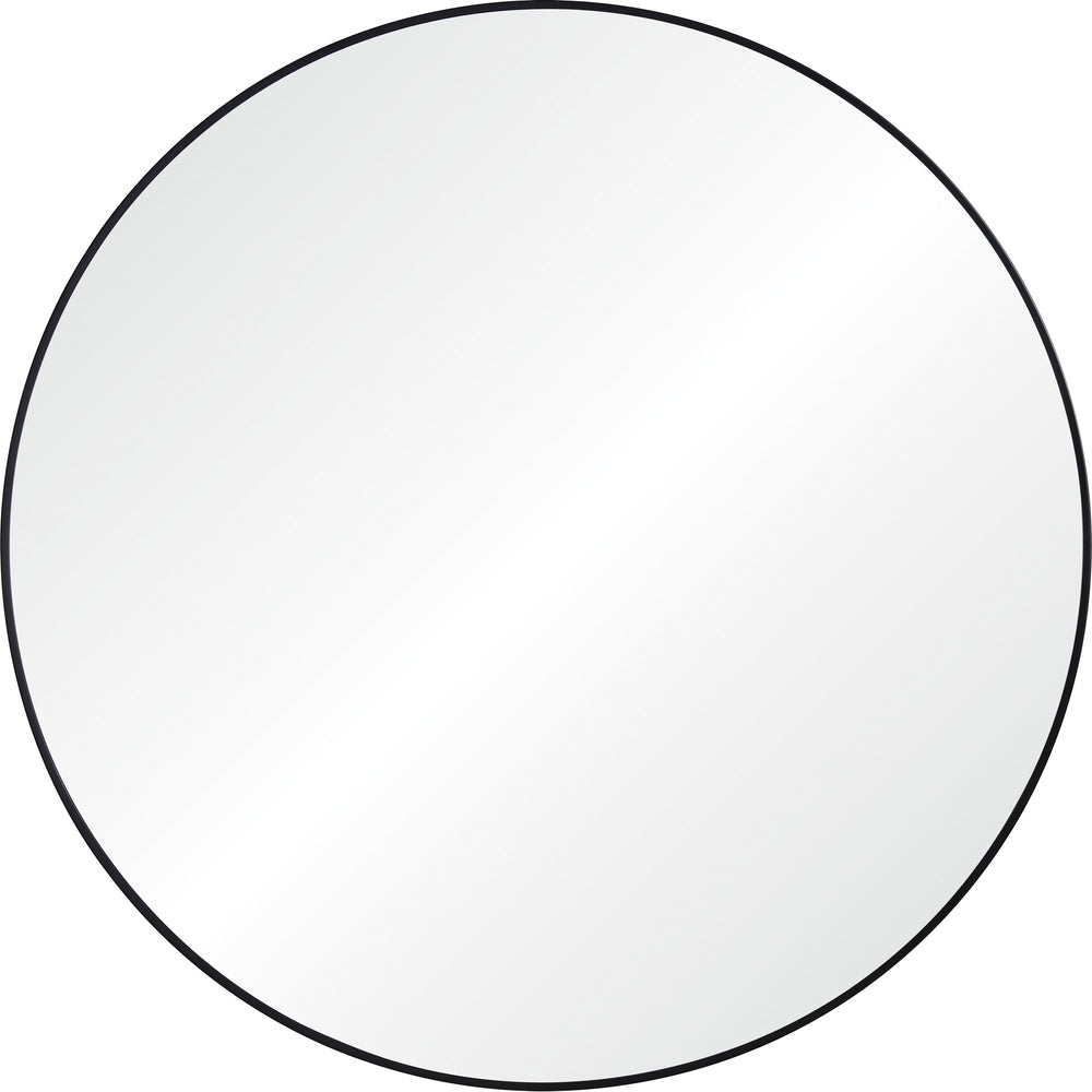 Sami 48" Tall Round Wall Mirror, Black - Main Image - MT2530