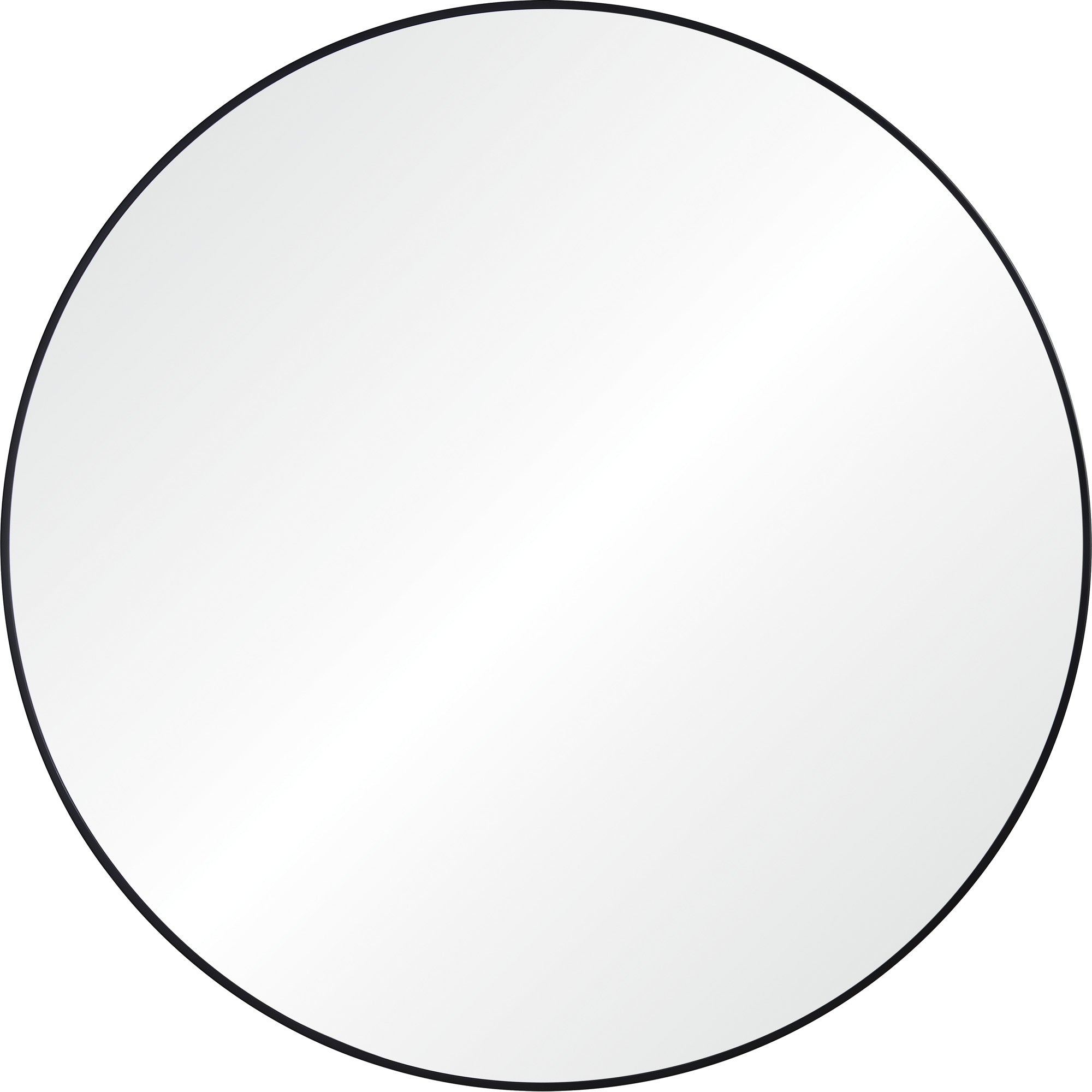Sami 48" Tall Round Wall Mirror, Black - Main Image - MT2530