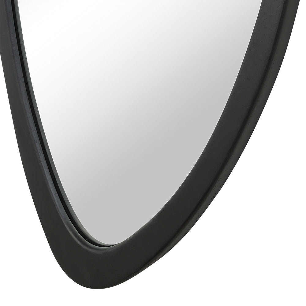 Trani 40" H x 19.75" W Wall Mirror, Black - Detail Image - MT2702