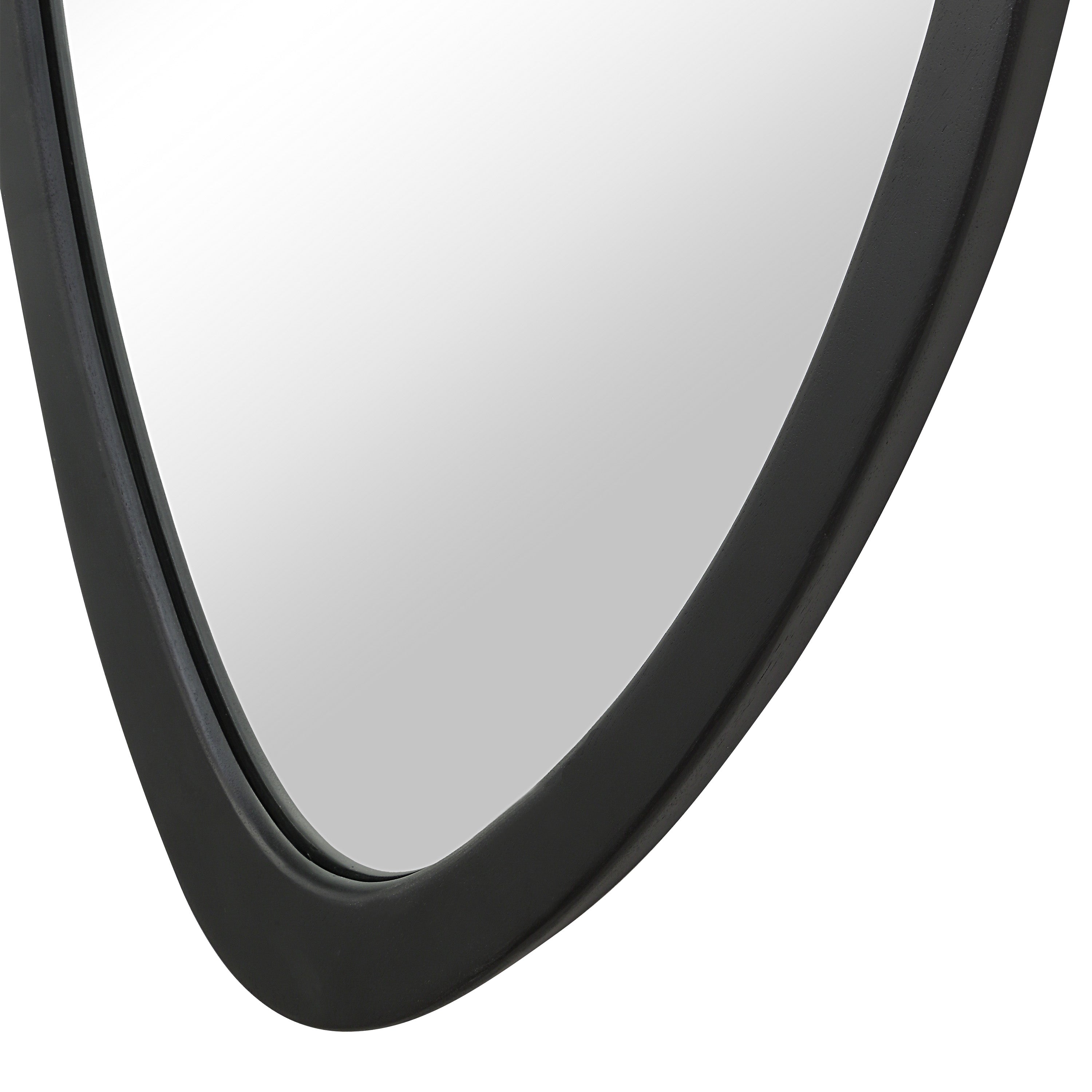 Trani 40" H x 19.75" W Wall Mirror, Black - Detail Image - MT2702