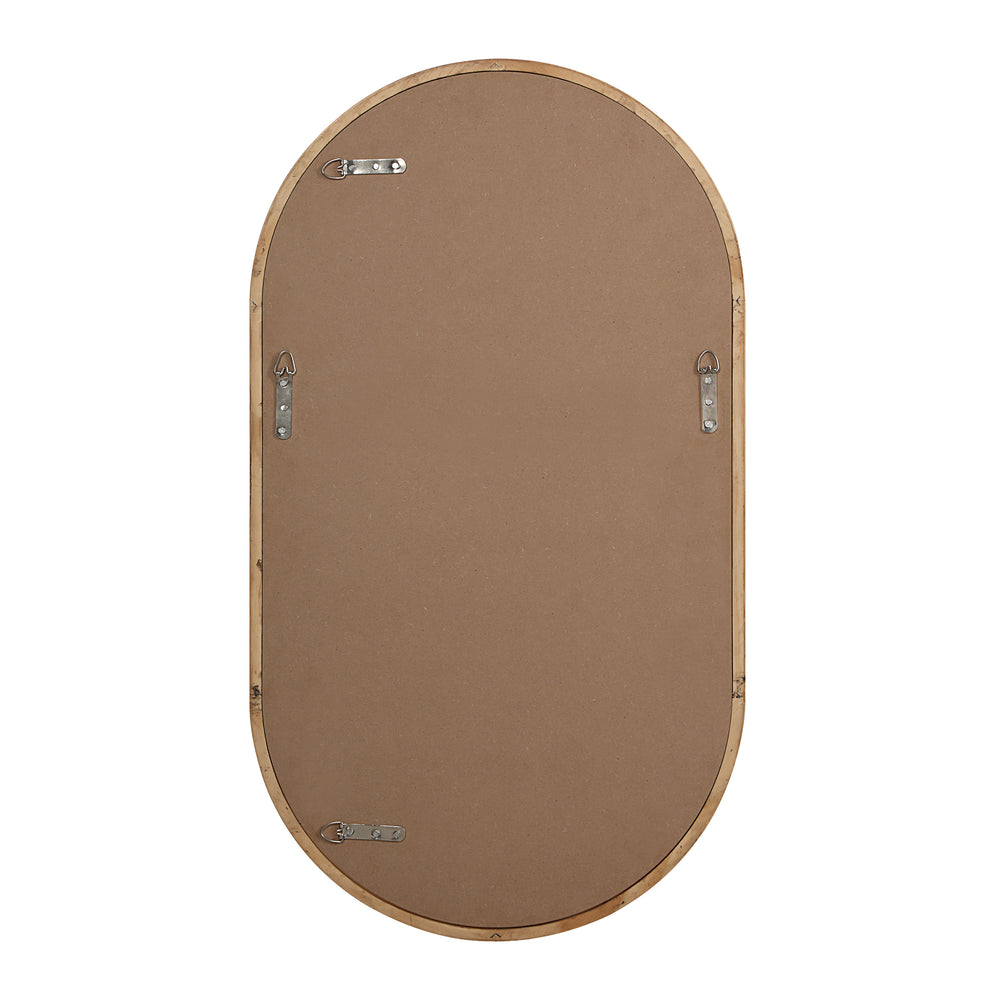 Puno 36" H x 20" W Wall Mirror, Brown - Backing Image - MT2716