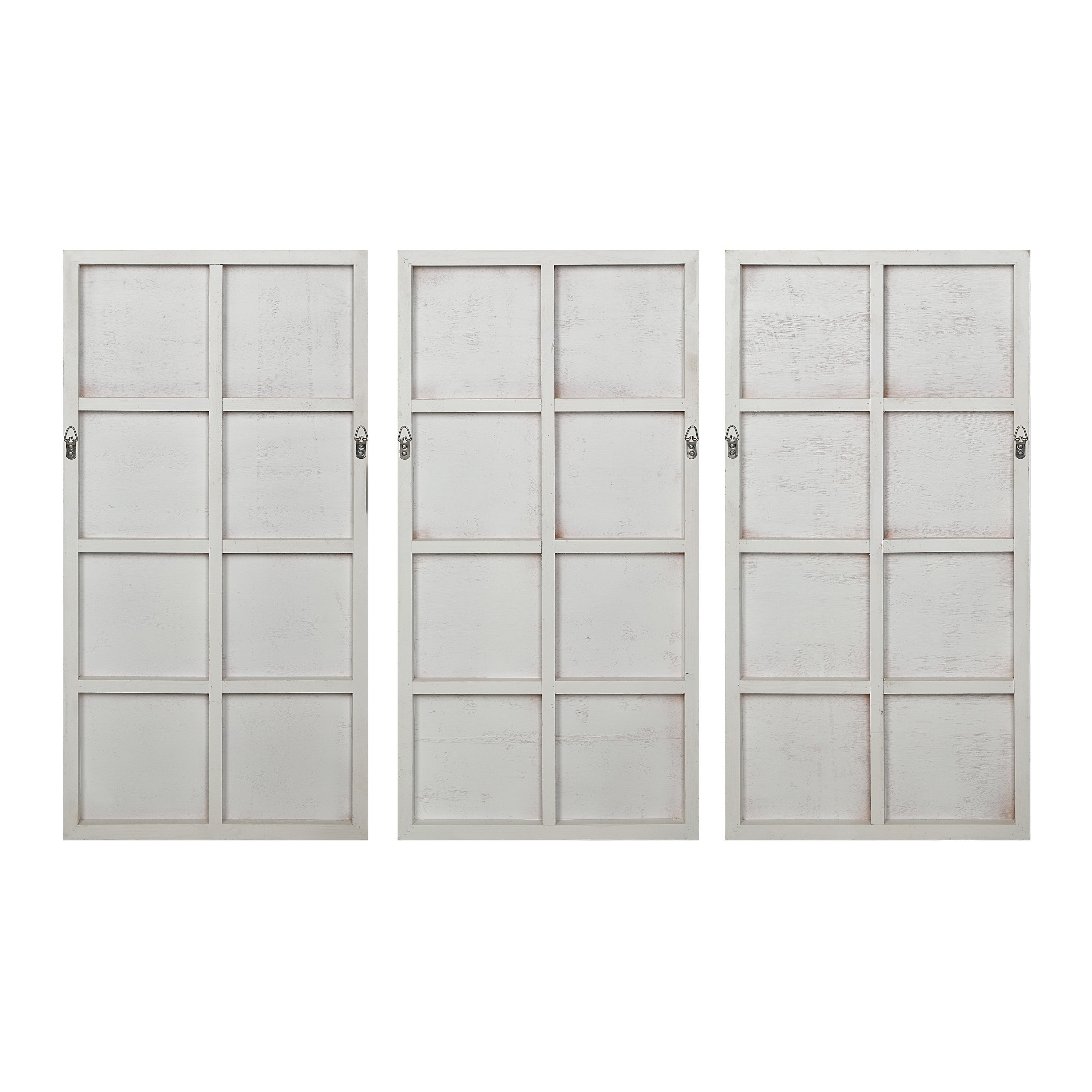 Beaudelaire 20" Wide Wall Decor, Matte White - Backing Image - W6748