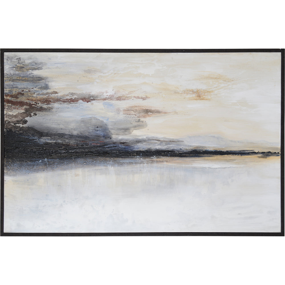 Warran 40" Wide Canvas Art, Black - Main Image - OL1890