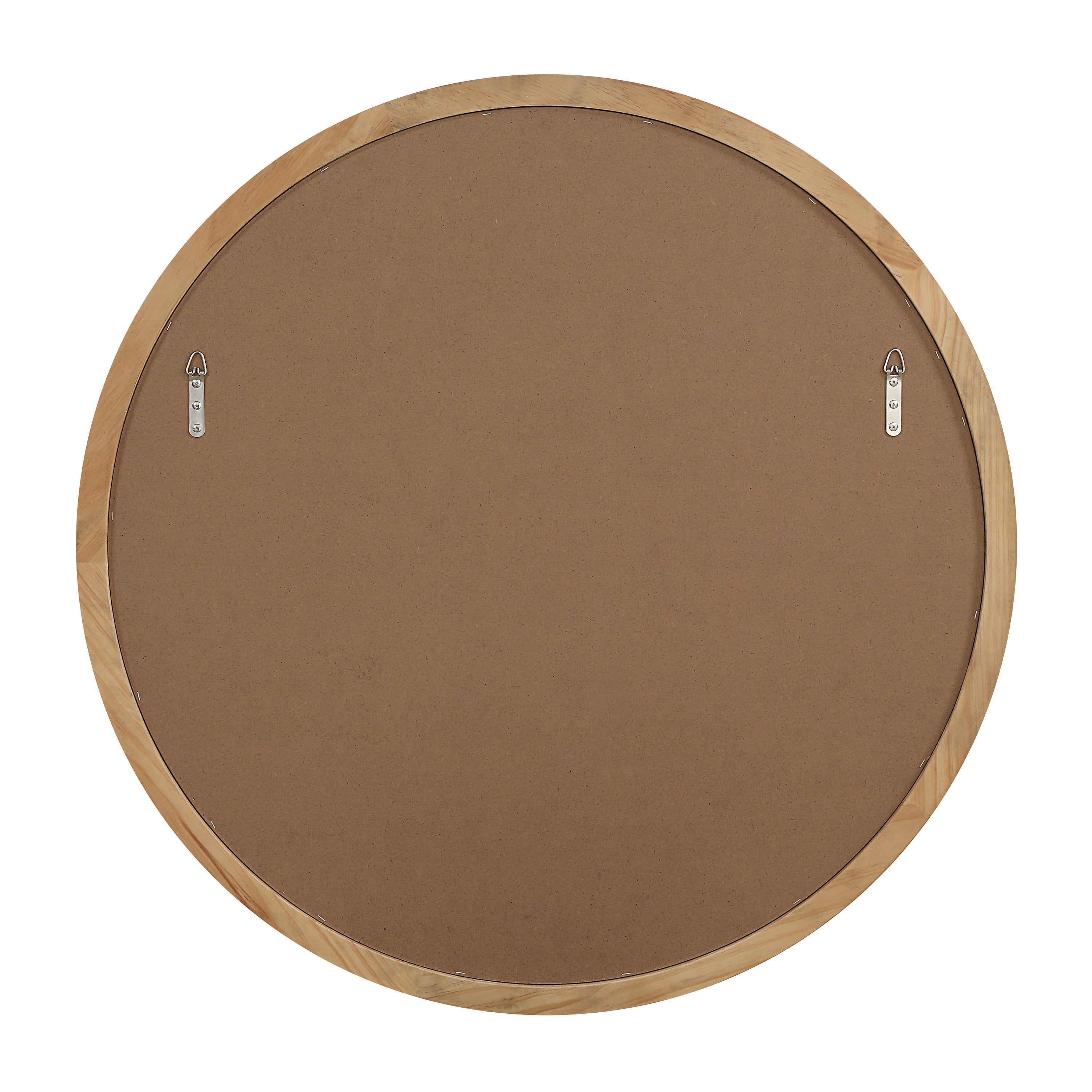 Noto 40" H x 40" W Wall Mirror, Brown - Backing Image - MT2707