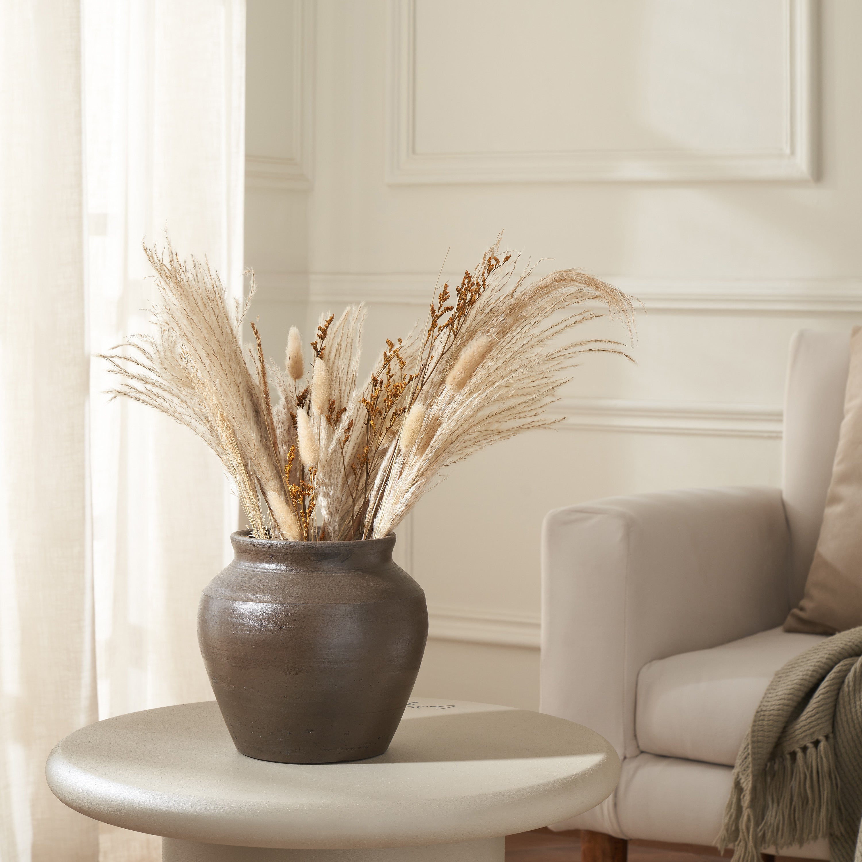 Bondi Indoor Vase, Brown - Lifestyle Image - VAS295