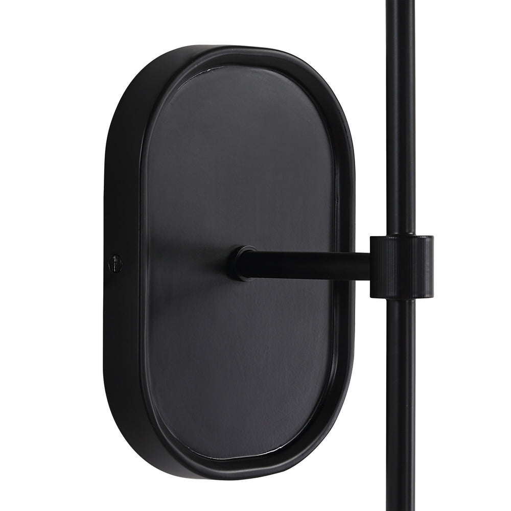 Fico 17.5" Height Wall Sconce, Black - Detail Image - WS159