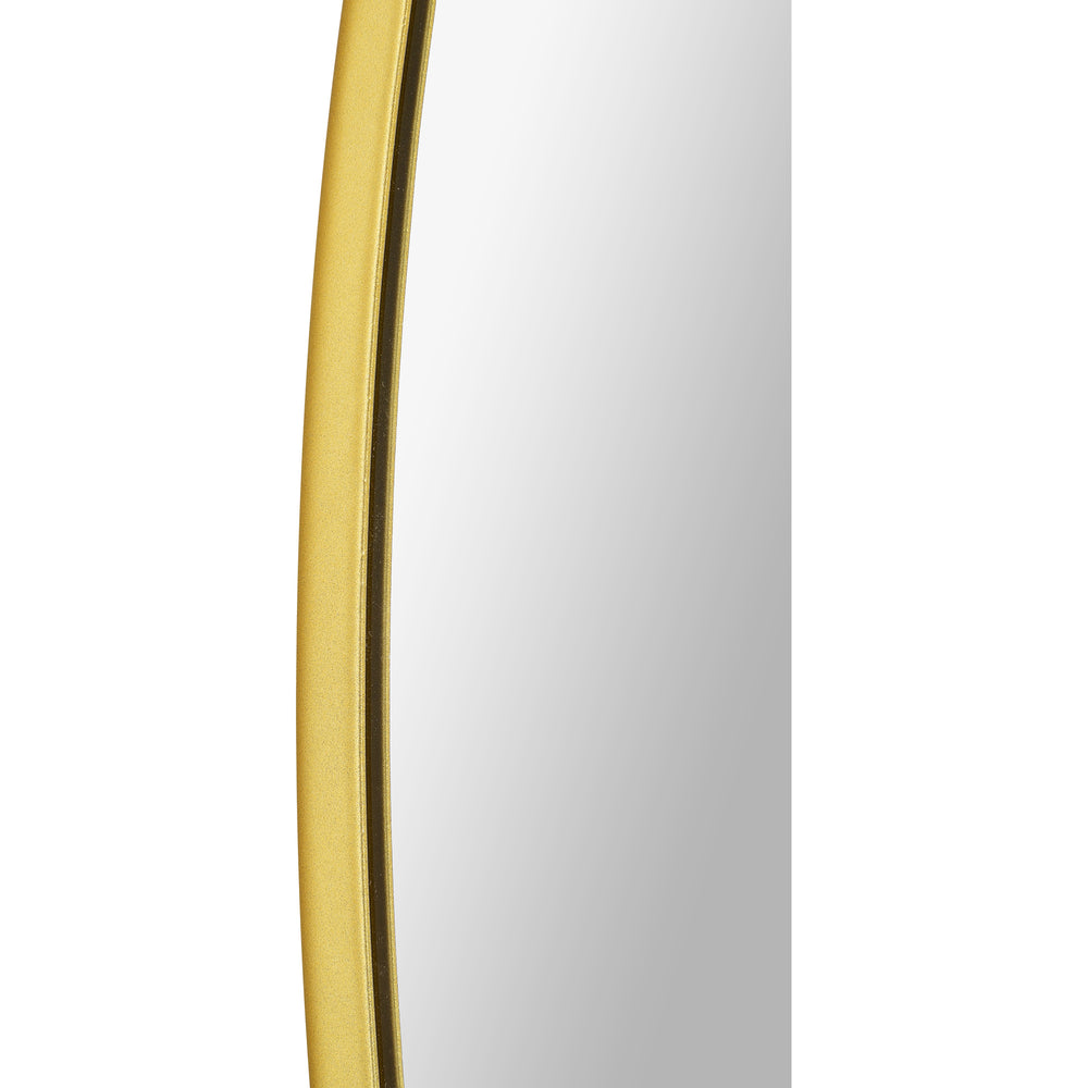 Fragoso 48" Tall Round Wall Mirror, Yellow - Detail Image - MT2532
