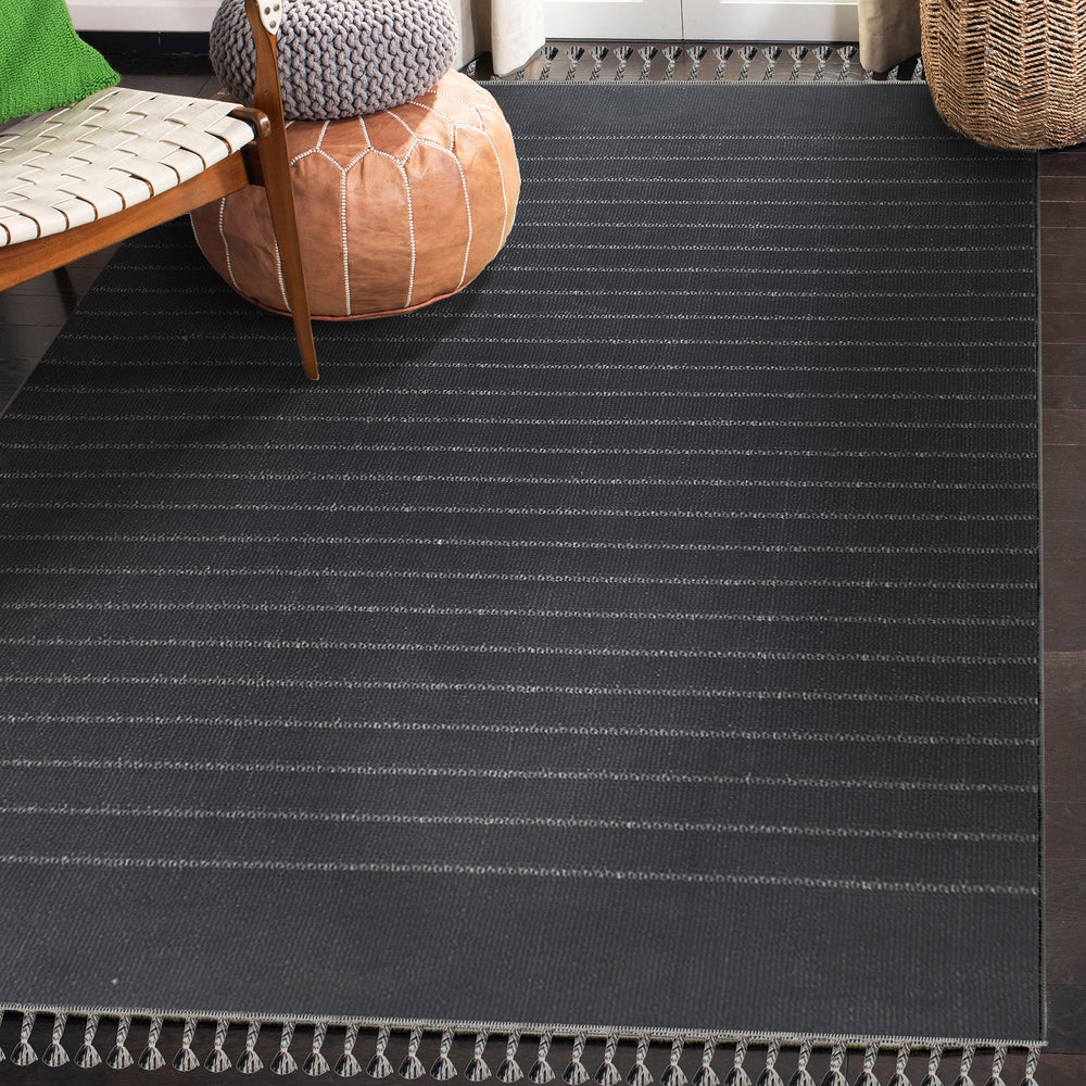 Ambrose 7'10 x 10'2 Power loomed Indoor Rug, Navy - Additional Image 4 - RAMB-10418-810
