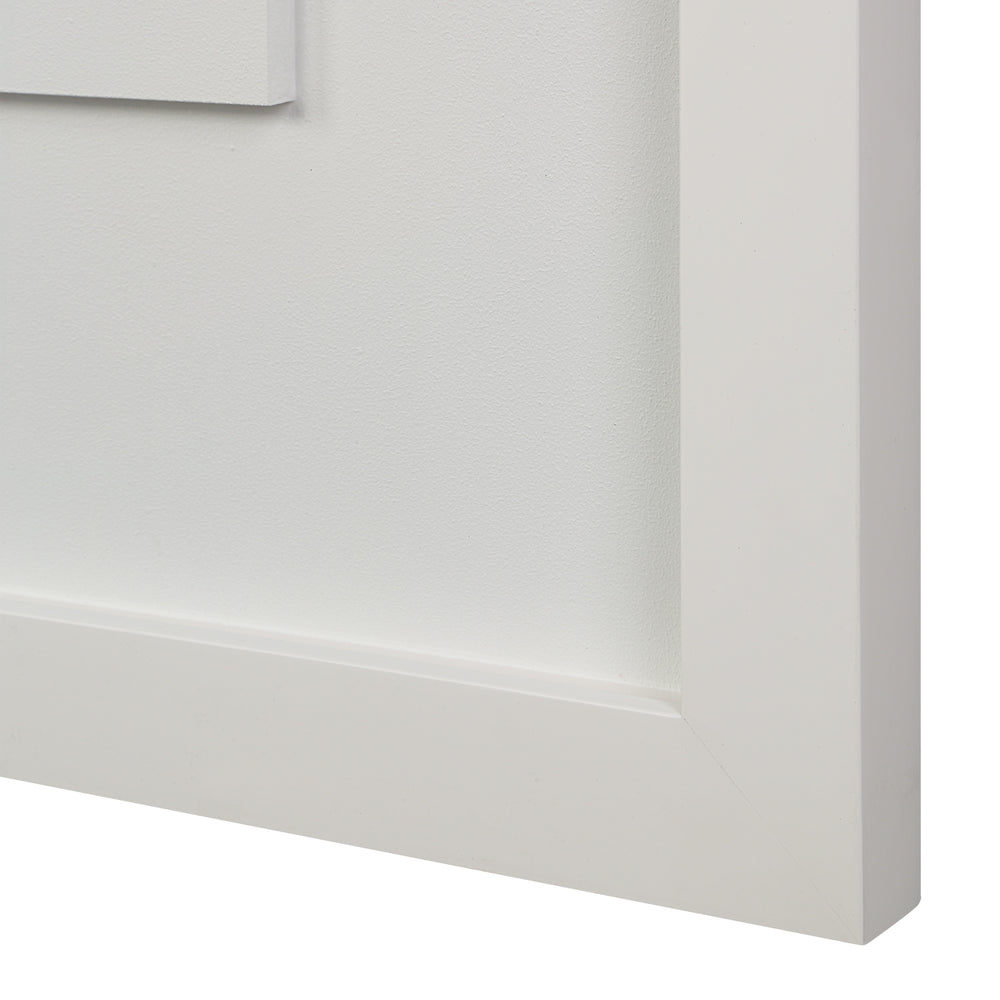 Ispra 19" Wide Wall Decor, Matte White - Additional Image 10 - W6760