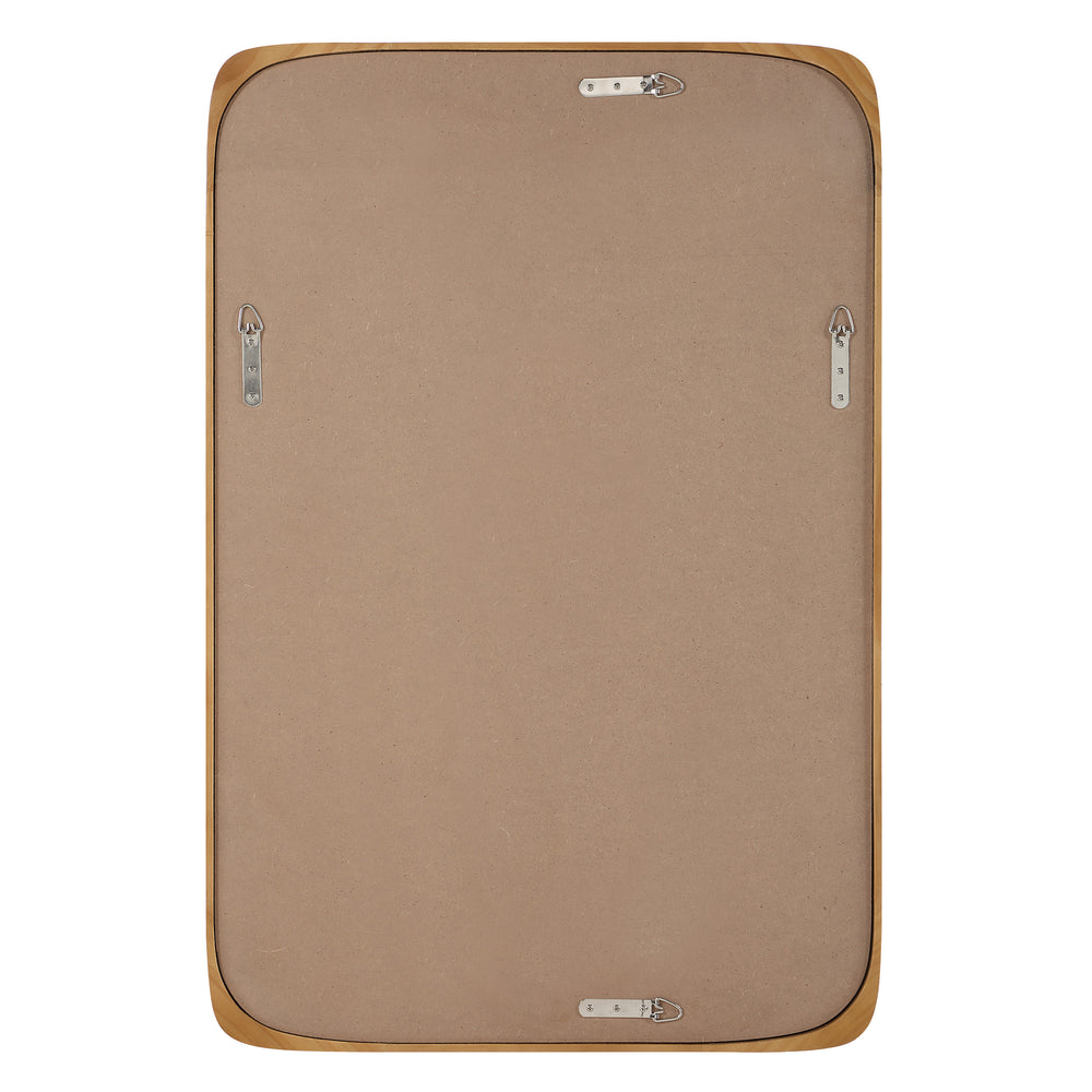 Scisto 36" H x 24" W Wall Mirror, Beige - Backing Image - MT2755