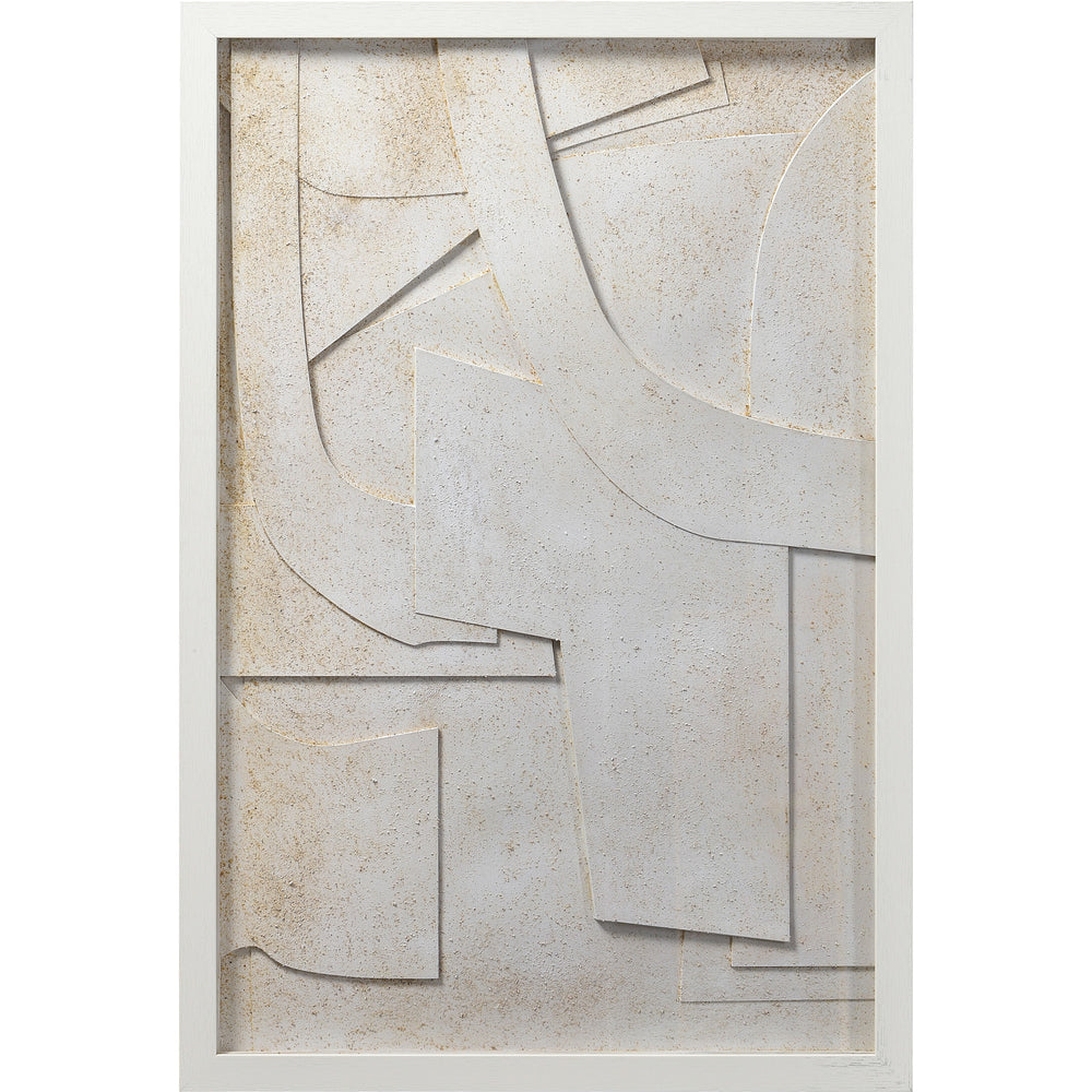 Pathfinder 20" Wide Wall Art, Off-white - Additional Image 2 - W6703