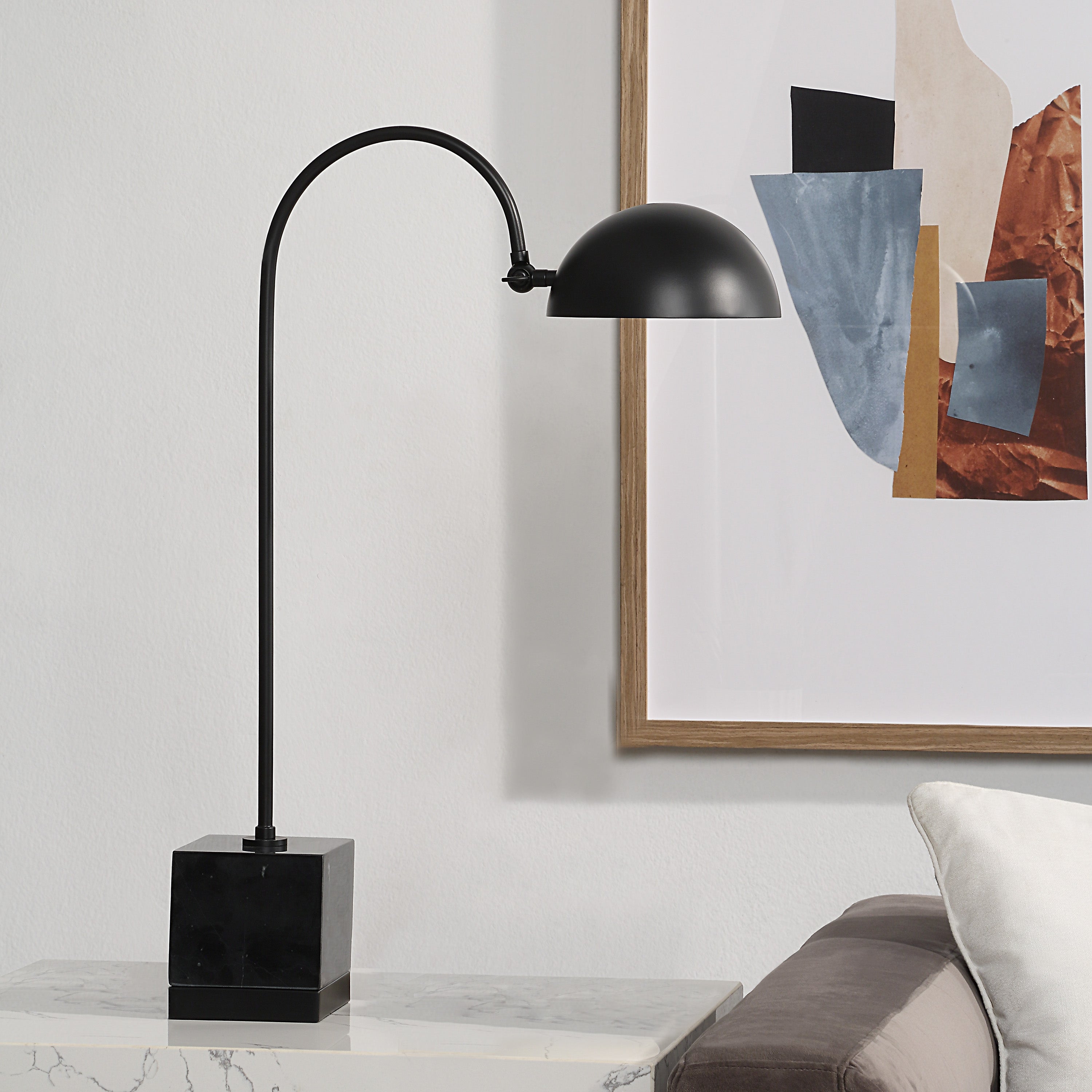 Sansia 27" Length Table Lamp, BLACK - Lifestyle Image - LPT1288