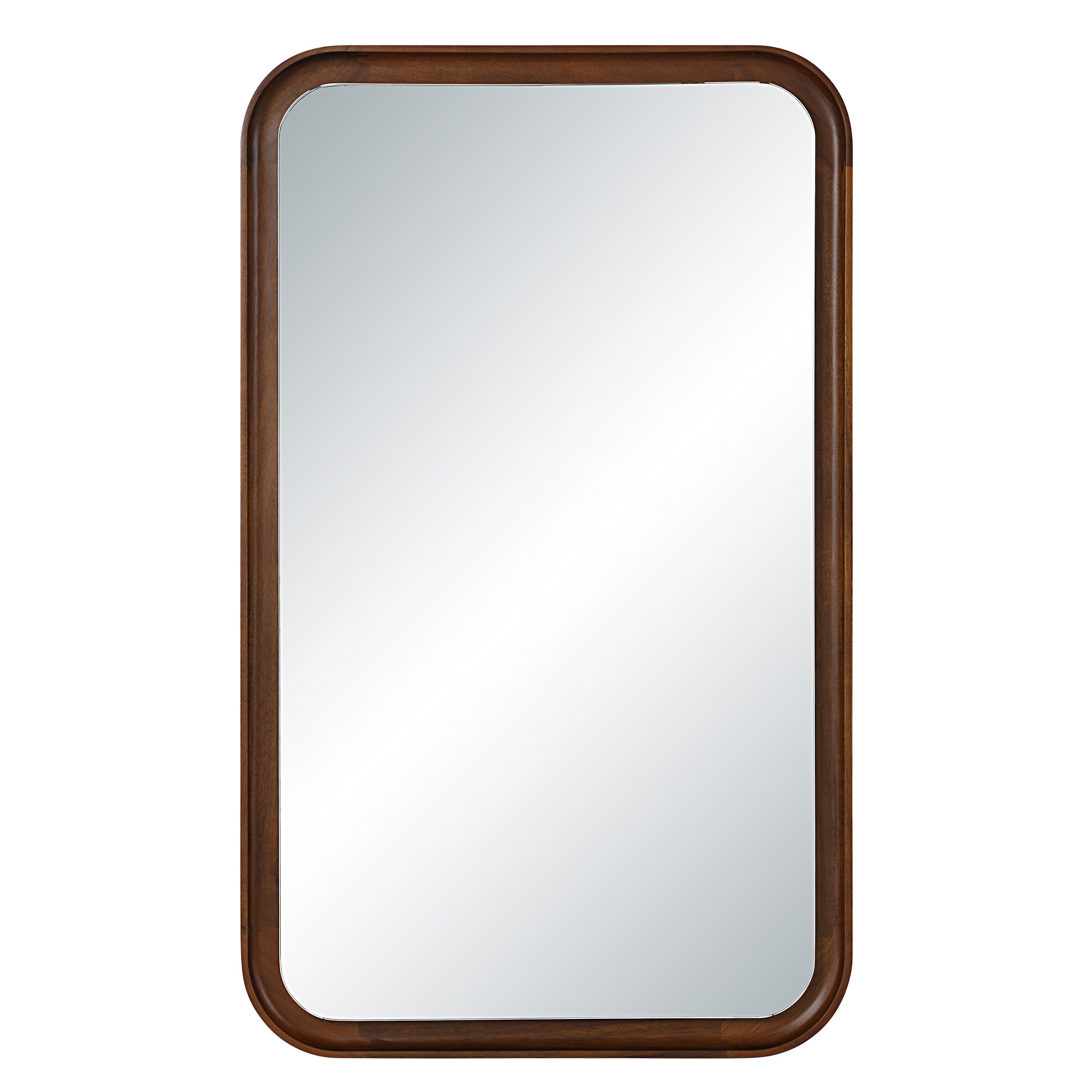 Salvia 40" H x 24" W Wall Mirror, Brown - Main Image - MT2742