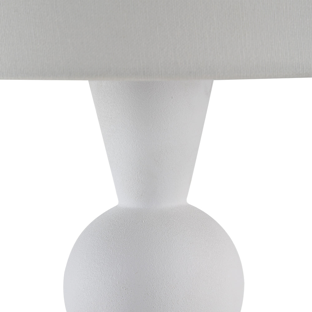 Petra 26" Height Table Lamp, White - Detail Image - LPT1295
