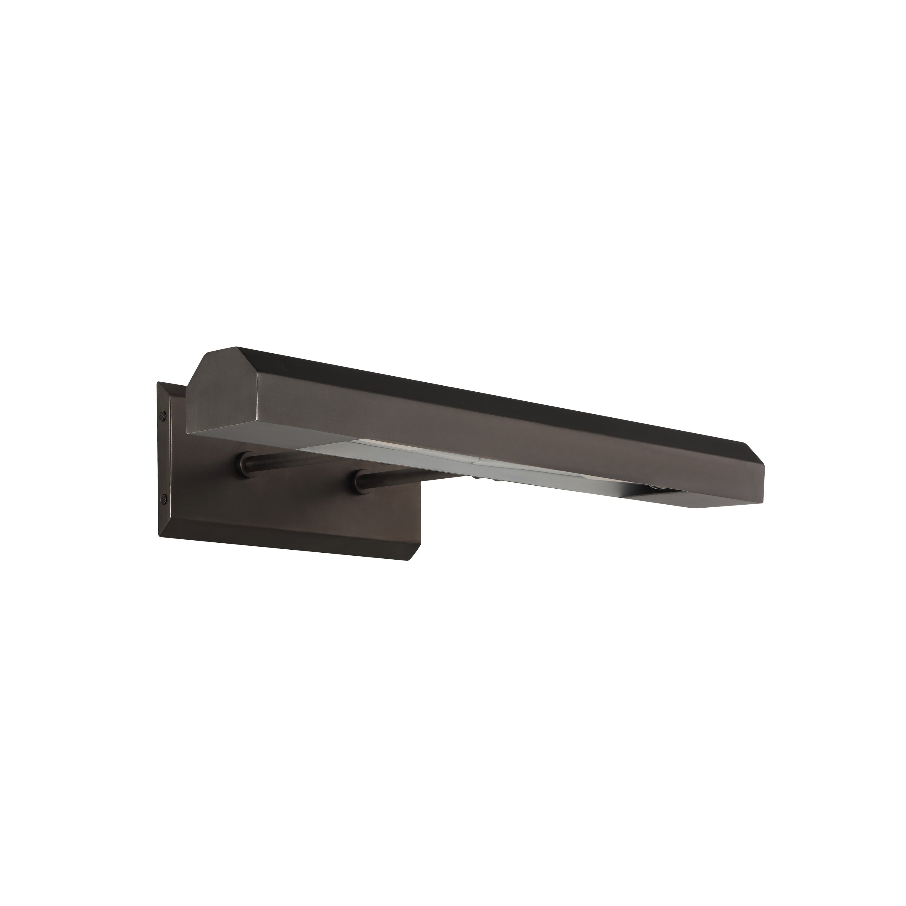 Nea 4.5" Height Wall Sconces, Plated Dark Bronze - Angle Image - WS174