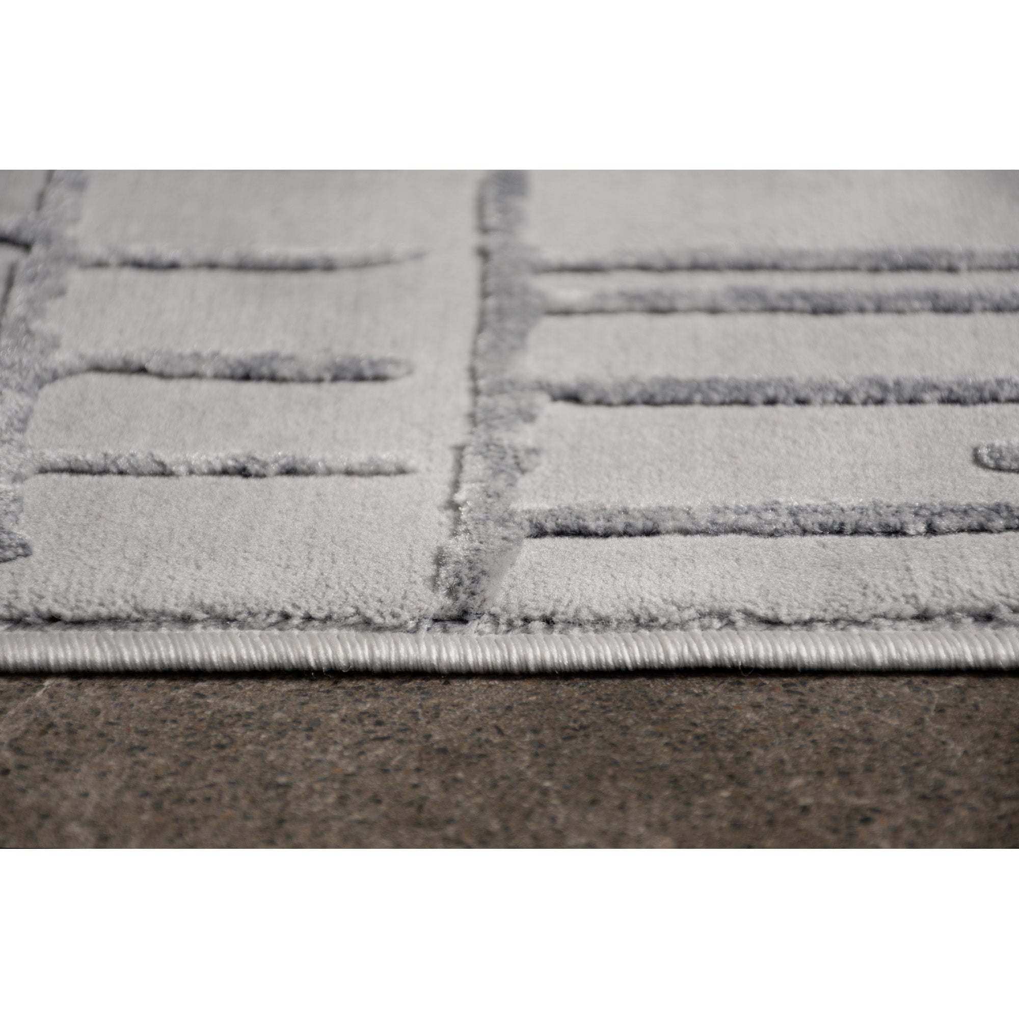Ariella 3x5 Power loomed Indoor Rug, Grey - Additional Image 1 - RARI-20079-35