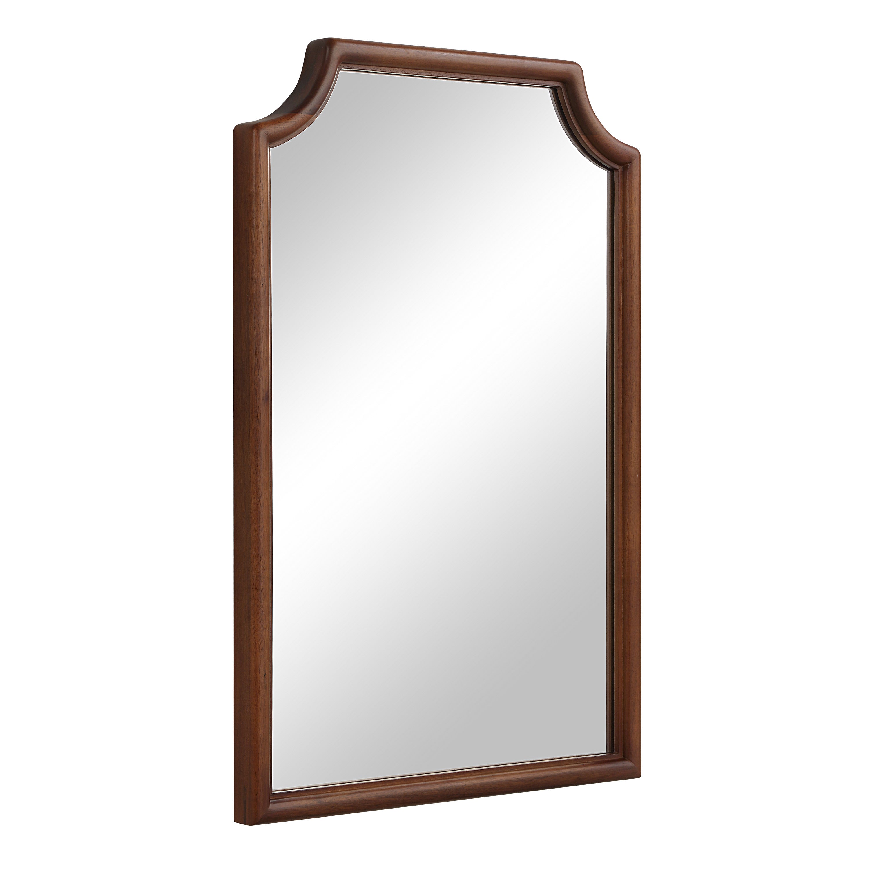 Sintra 36" H x 24" W Wall Mirror, Brown - Angle Image - MT2709